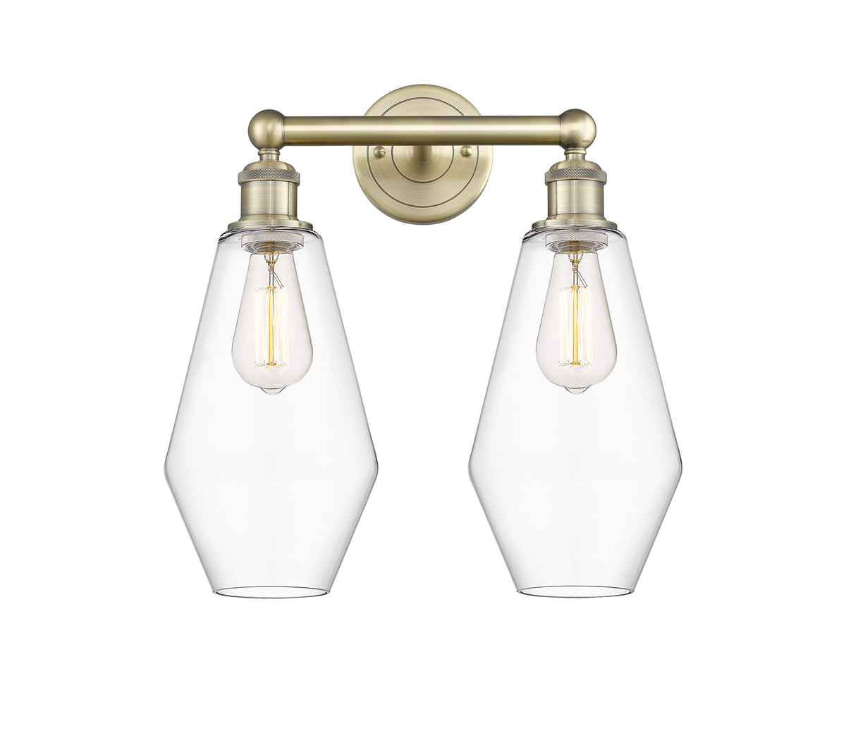 Cindyrella 16-Inch 2-Light Bath Vanity Light 16.25-Inch High