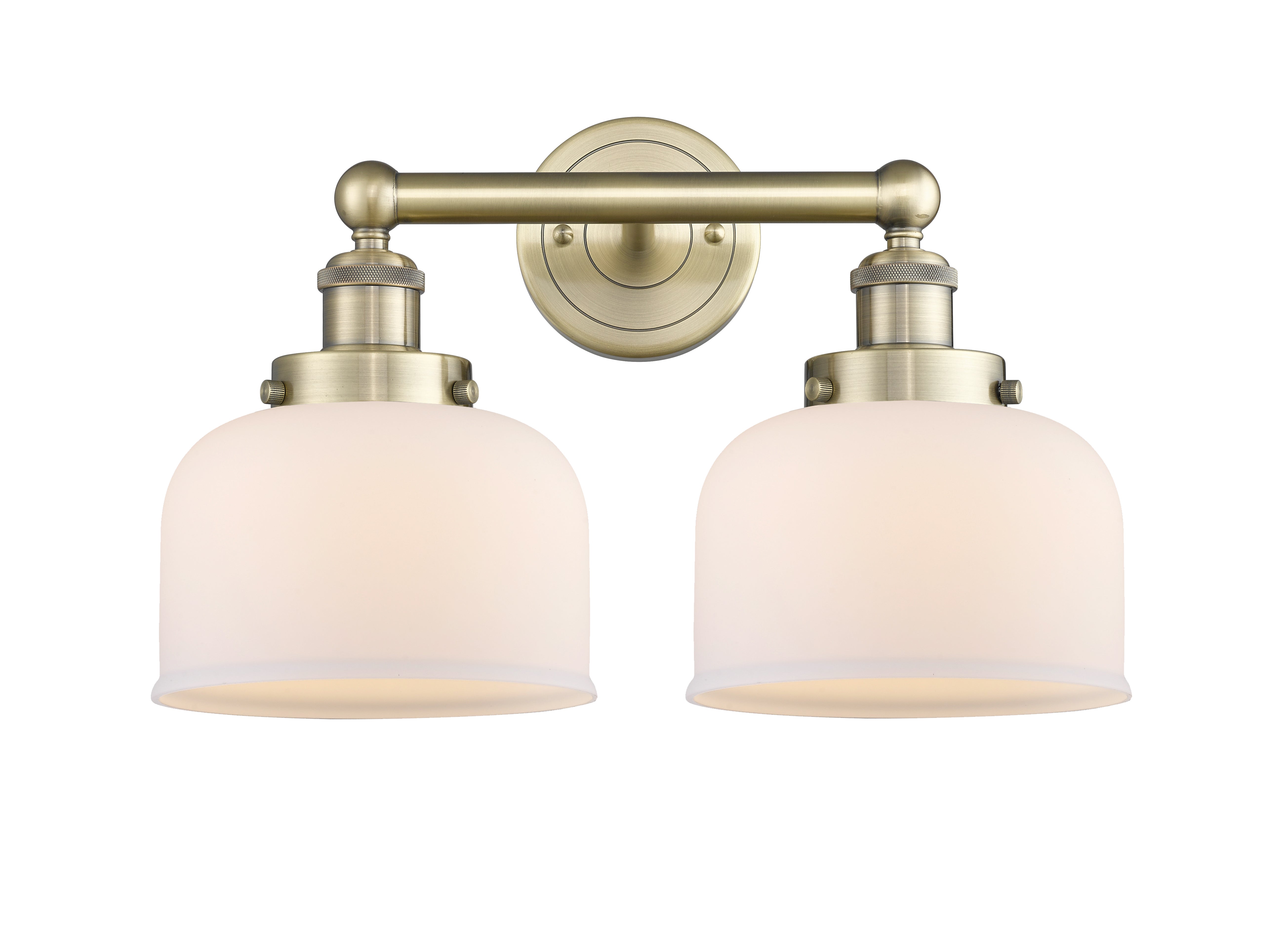 Edison Bath Vanity Light Cast Brass 16 Inches