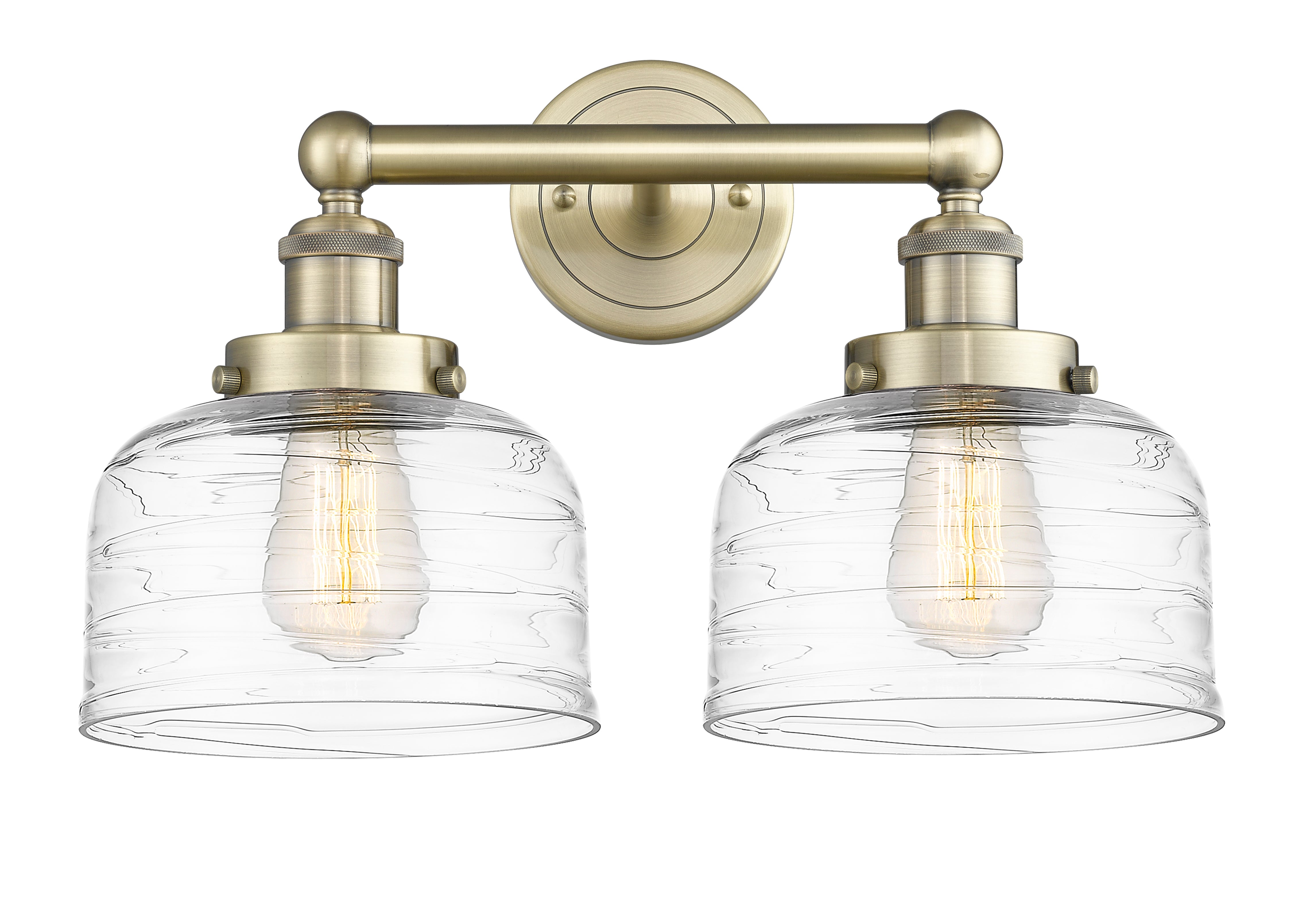 Edison Bath Vanity Light Cast Brass 11"