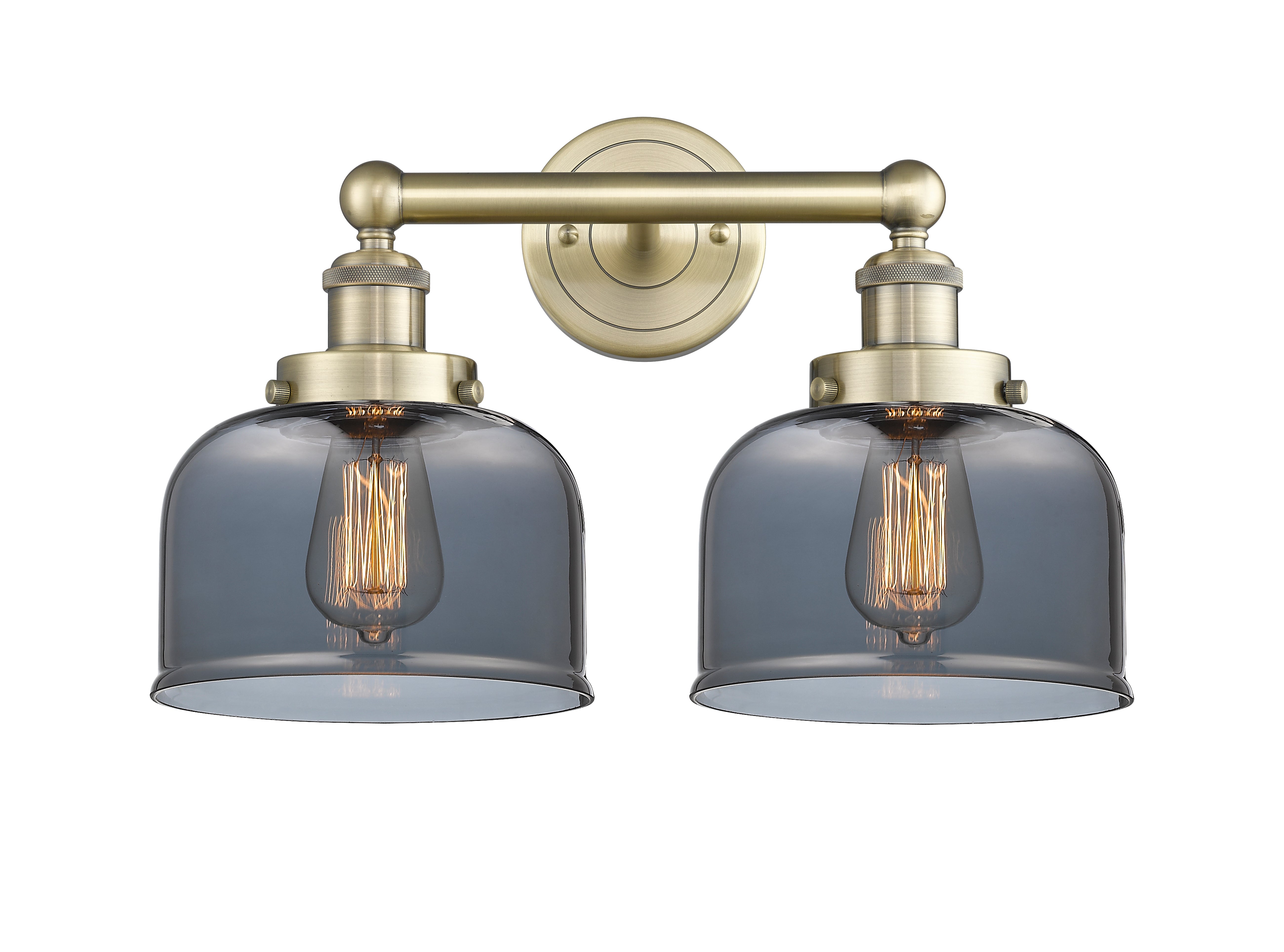 Edison Bath Vanity Light Cast Brass 16 Inches