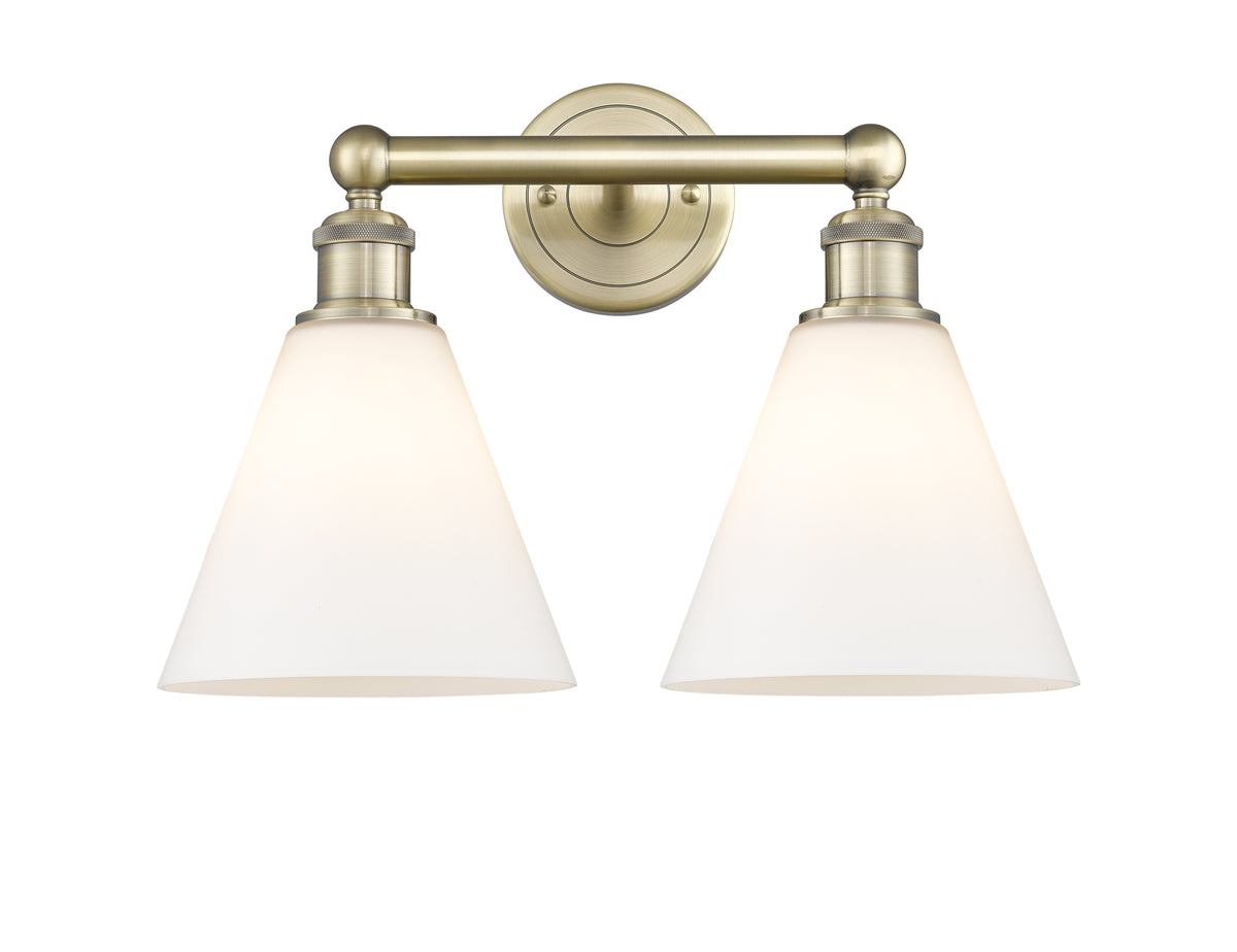 Berkshire Glass 17-Inch 2-Light Bath Vanity Light