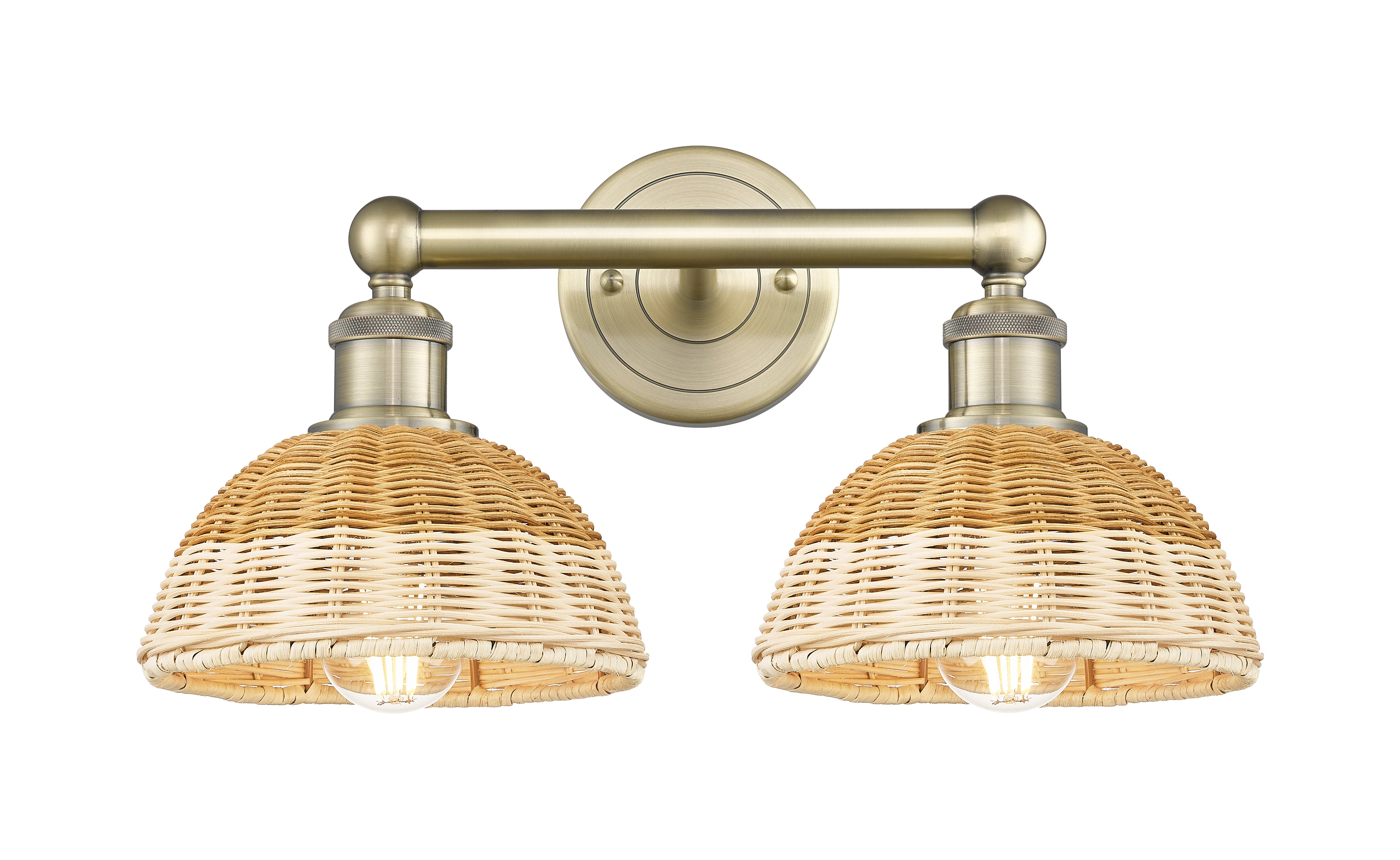 Edison Bath Vanity Light Steel Glass