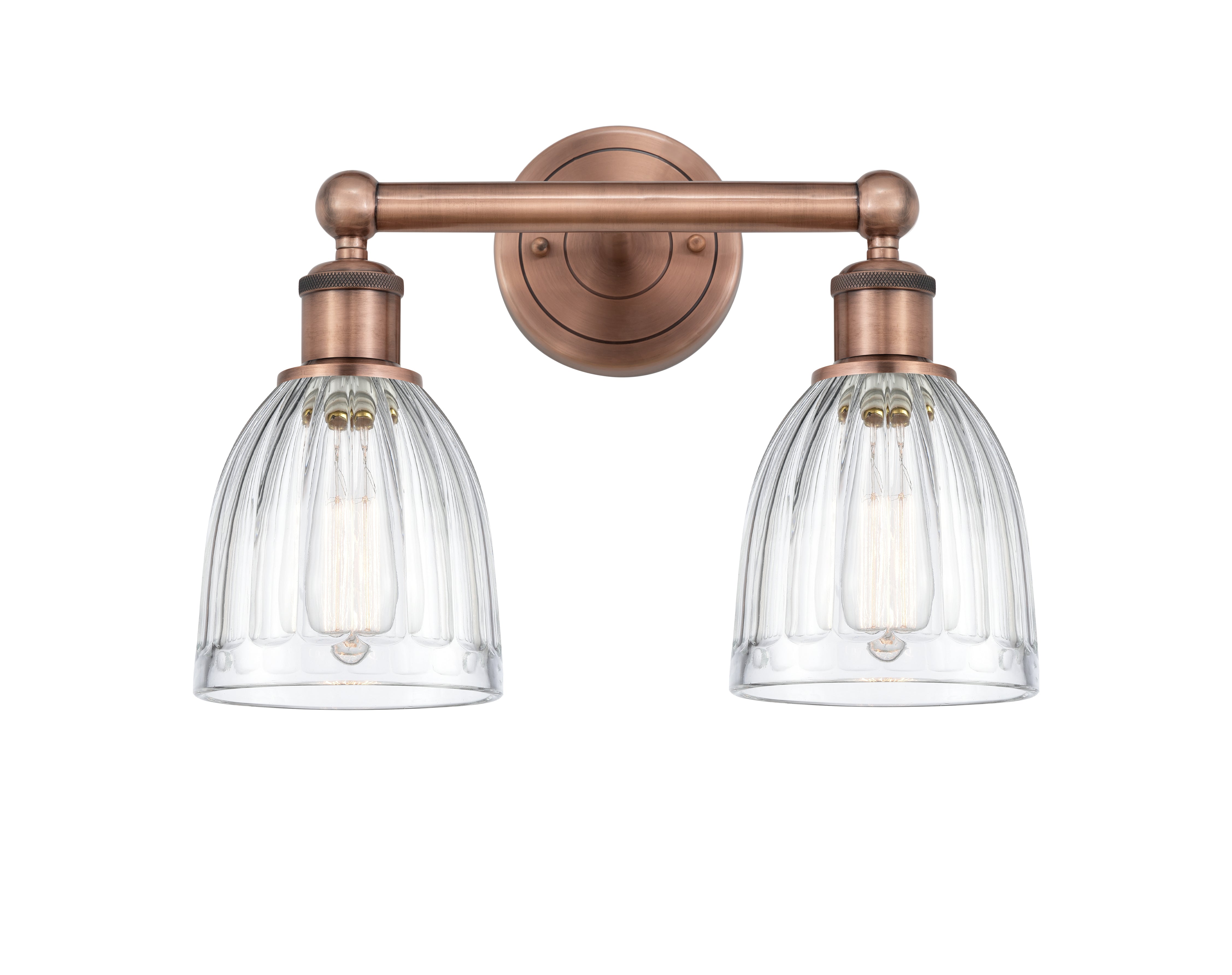 Edison Bath Vanity Light Cast Brass Finish