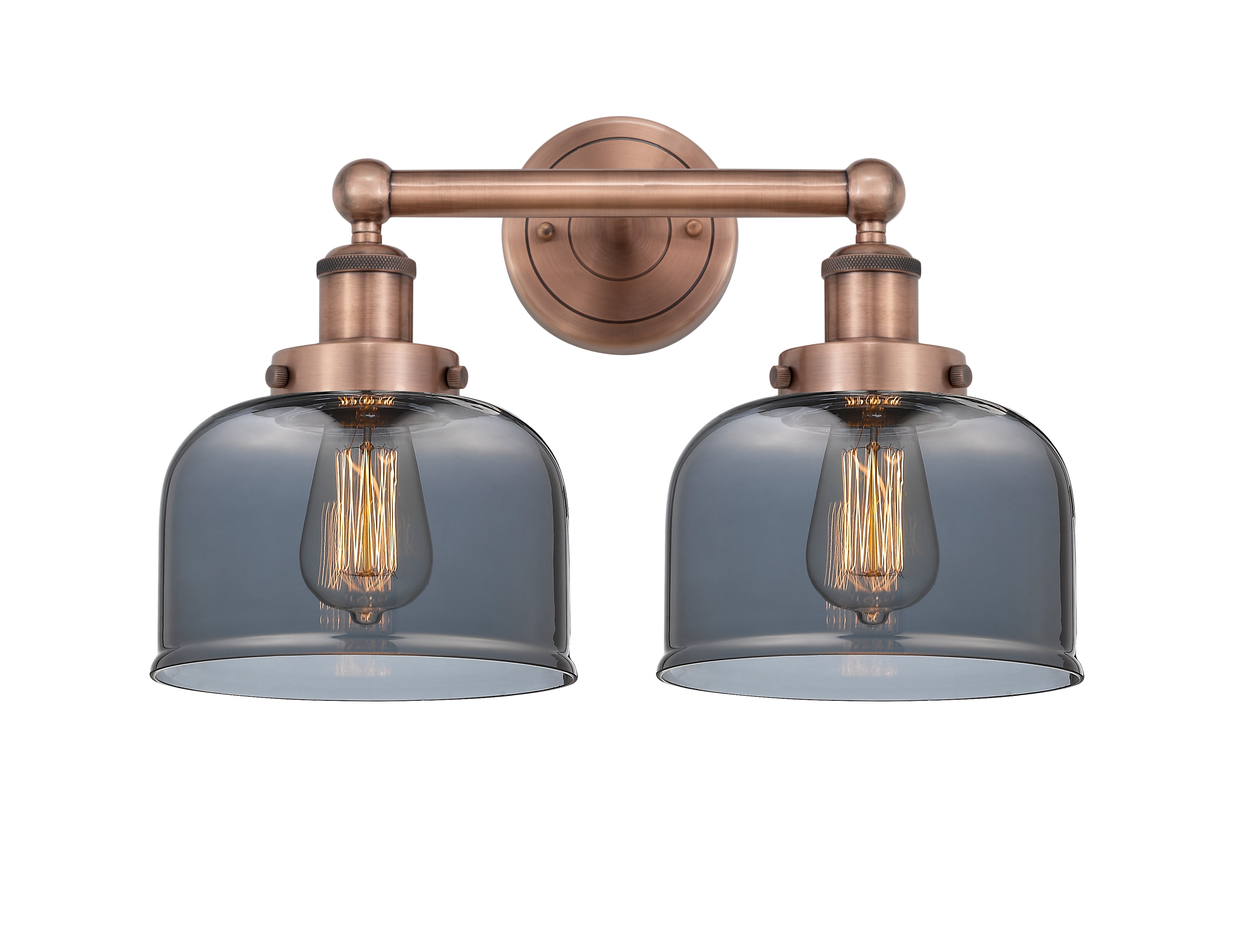 Edison Bath Vanity Light Cast Brass 16 Inches