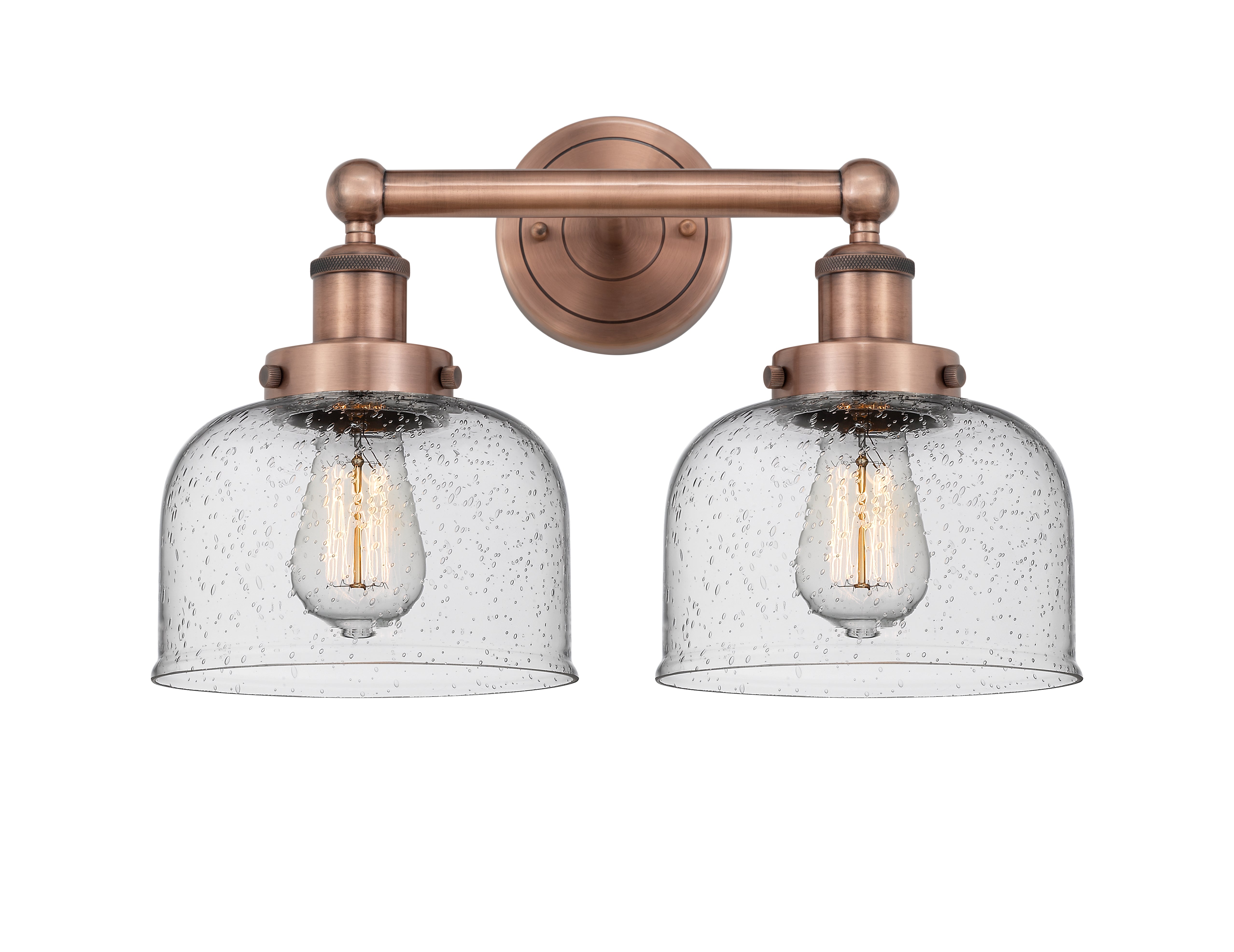 Edison Bath Vanity Light Cast Brass 16 Inches