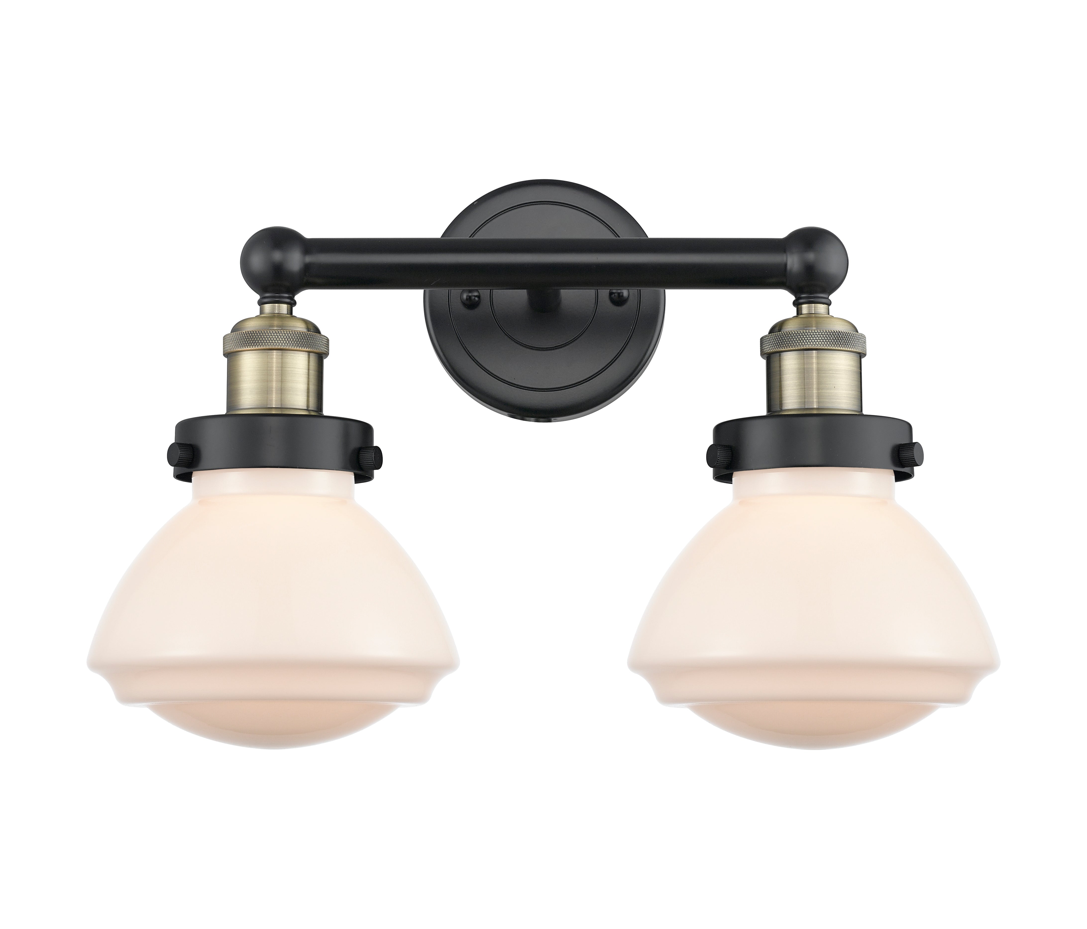 Edison Bath Vanity Light Cast Brass Three