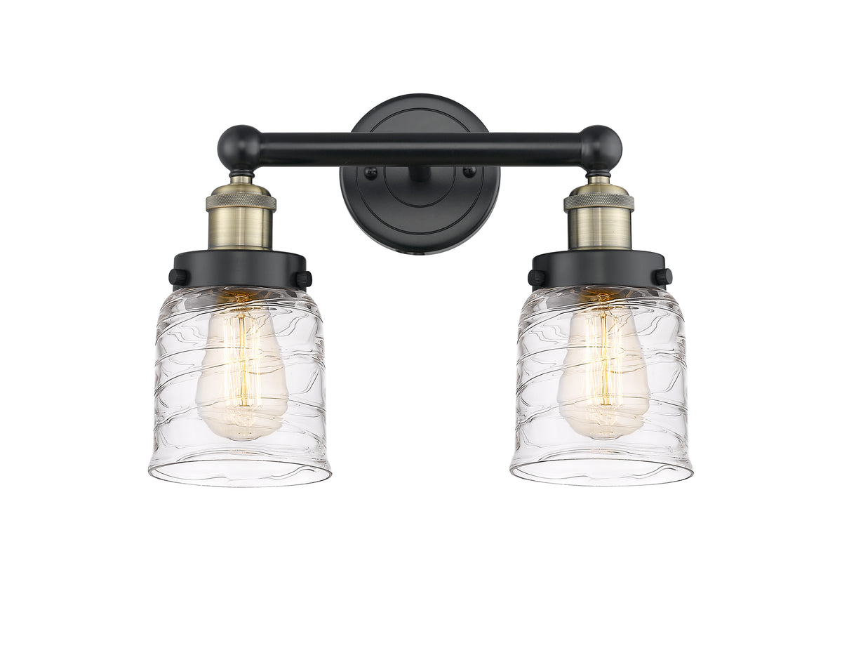 Bell 14-Inch 2-Light Bath Vanity Light Bowl Shade