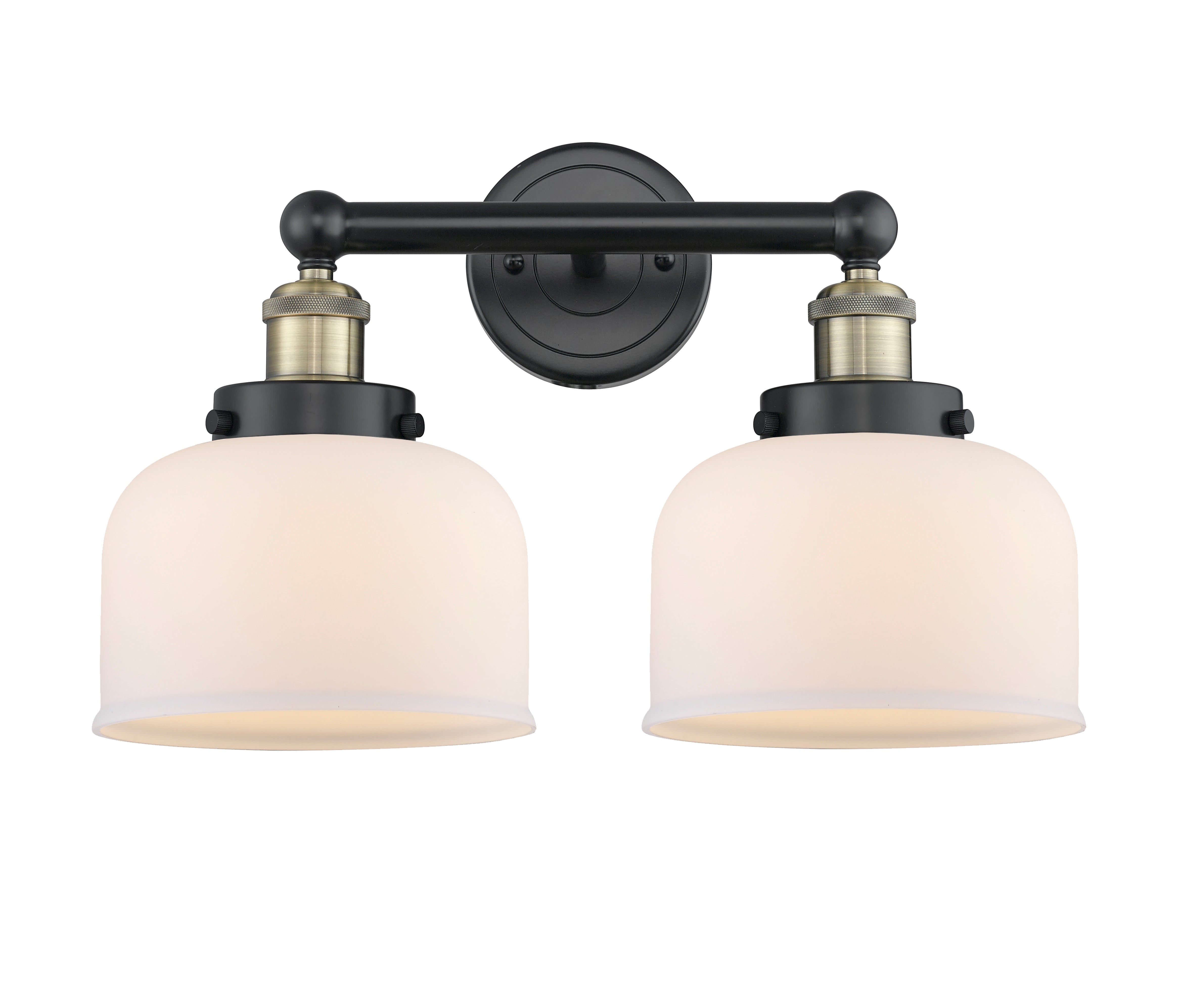 Edison Bath Vanity Light Cast Brass 16 Inches