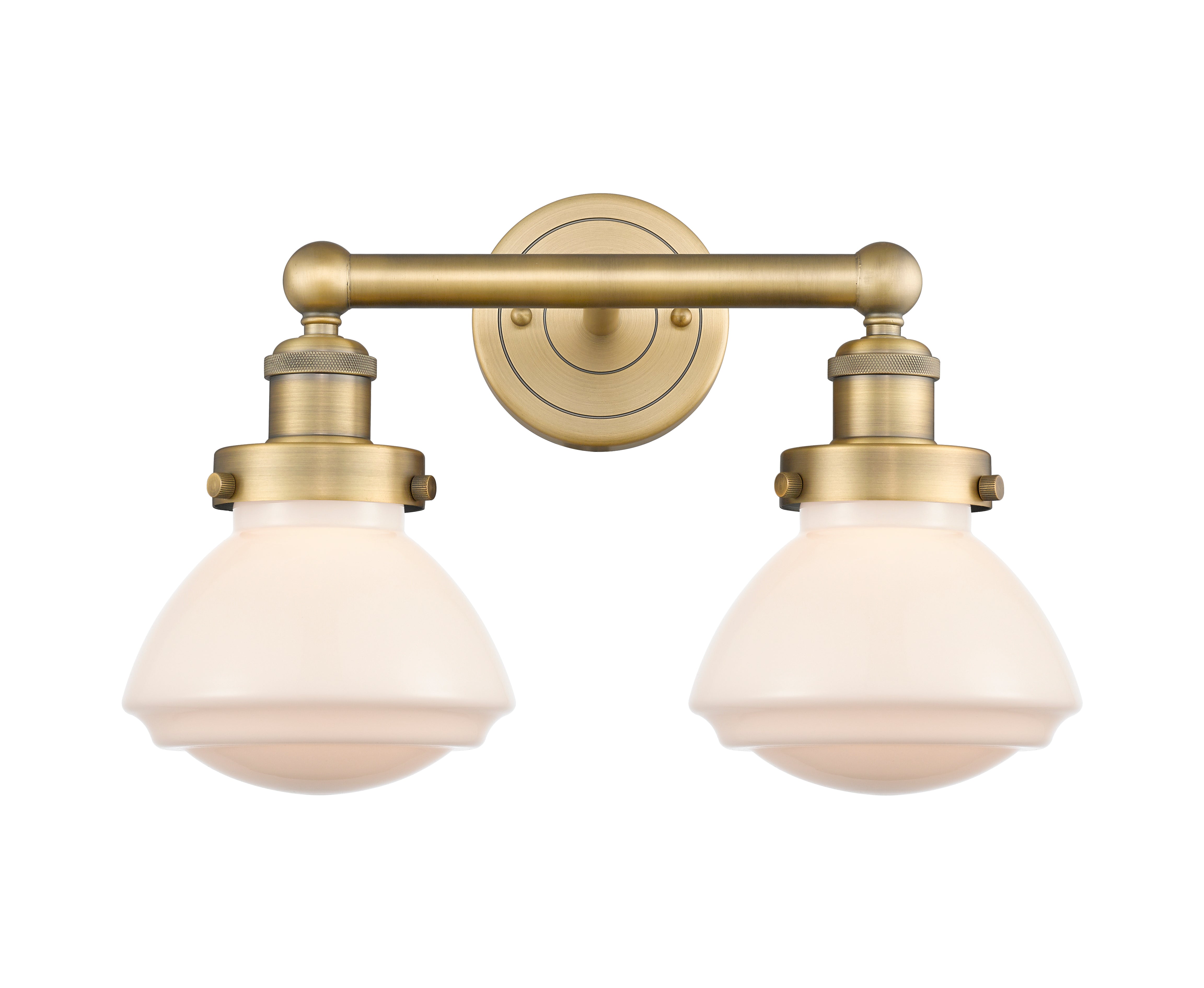 Edison Bath Vanity Light Cast Brass Three