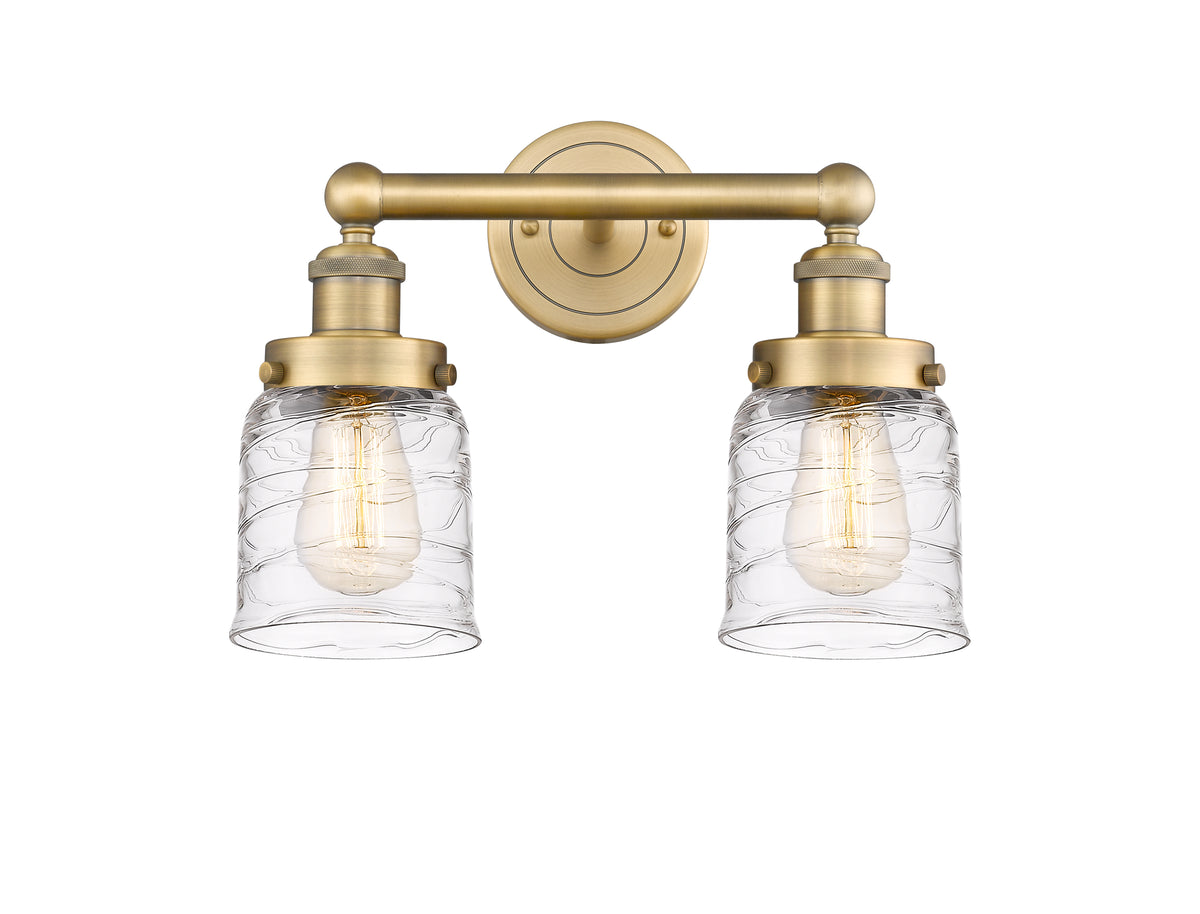 Bell 14-Inch 2-Light Bath Vanity Light Bowl Shade