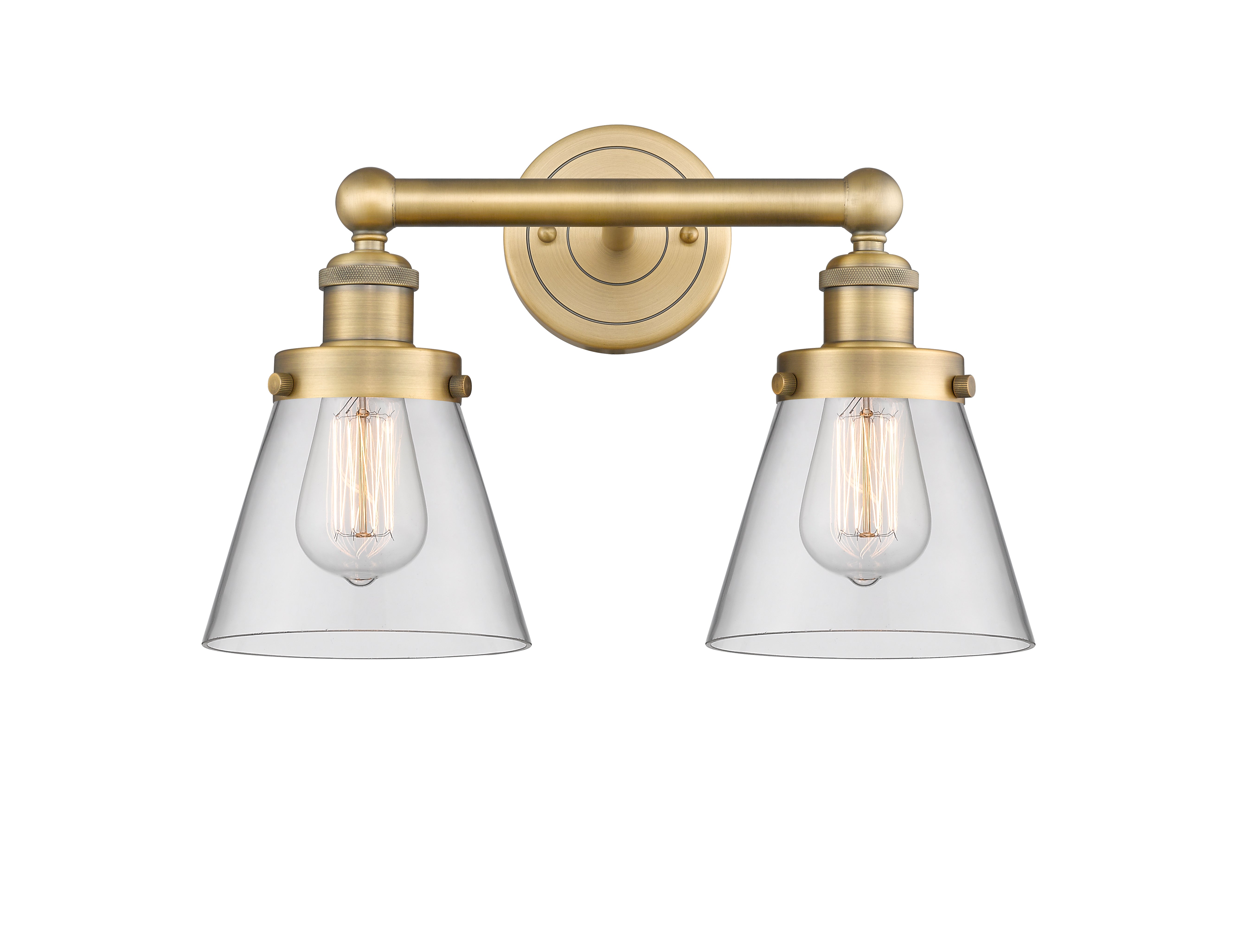Edison Bath Vanity Light Cast Brass Finish