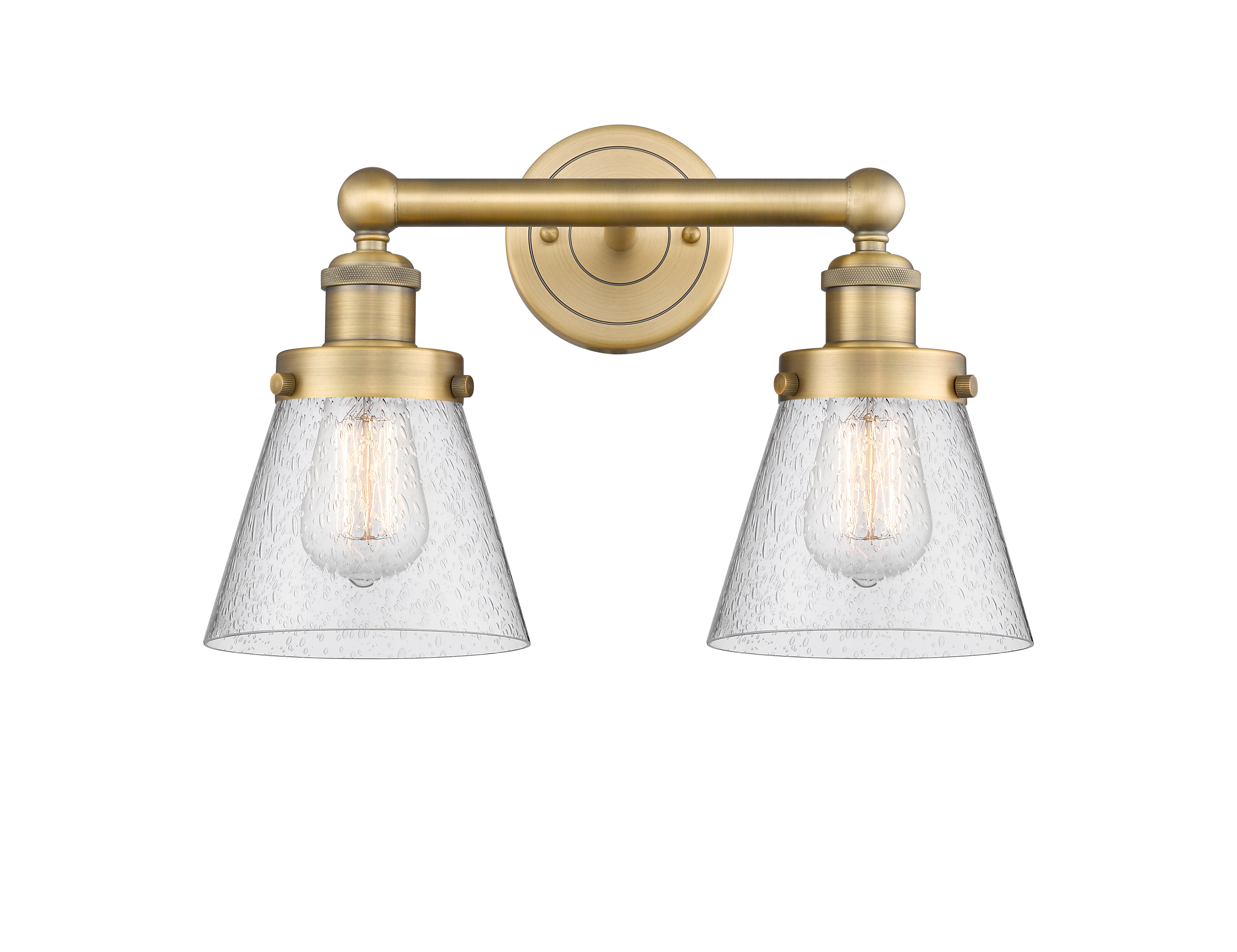 Edison Bath Vanity Light Cast Brass Finish
