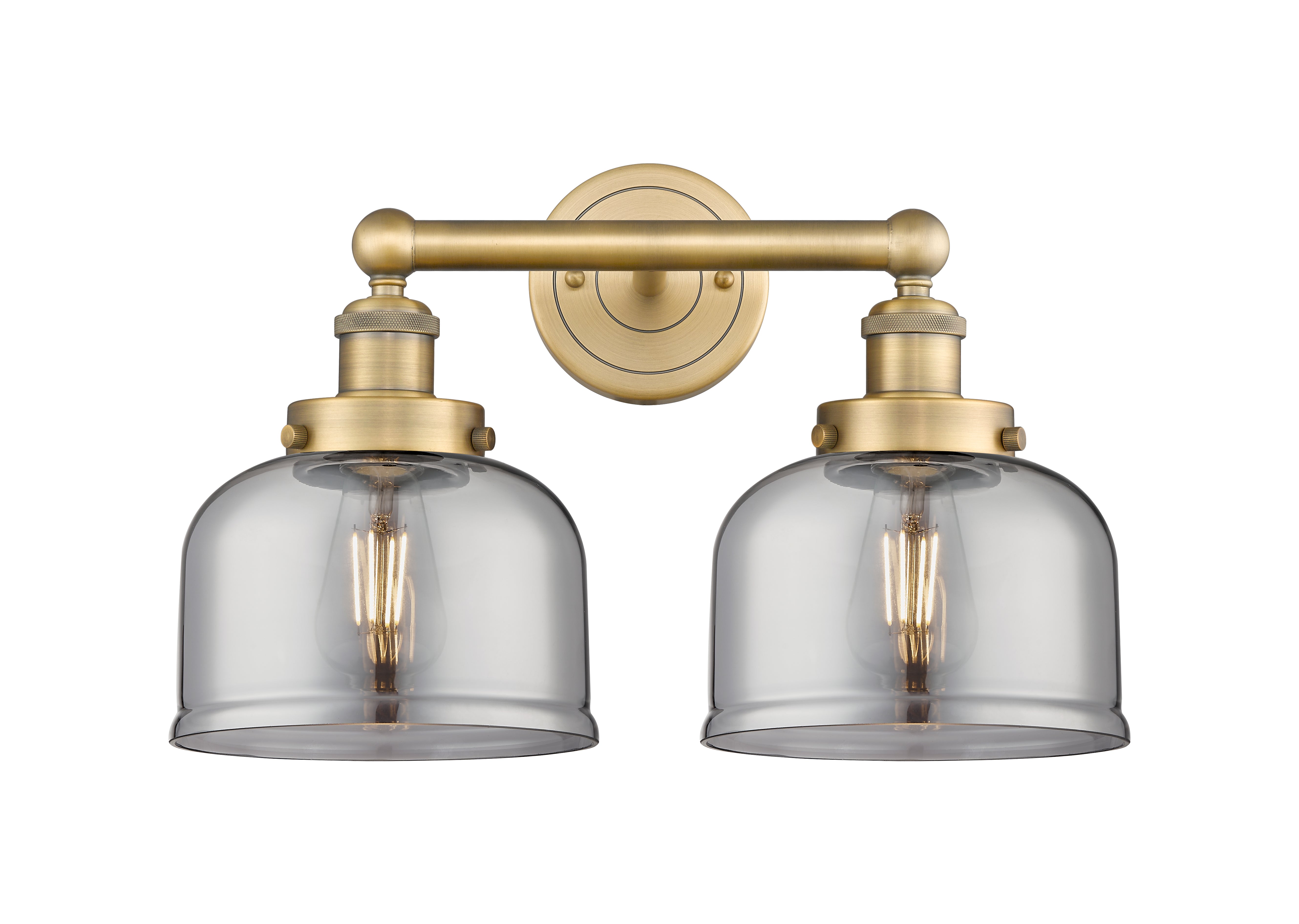 Edison Bath Vanity Light Cast Brass 16 Inches