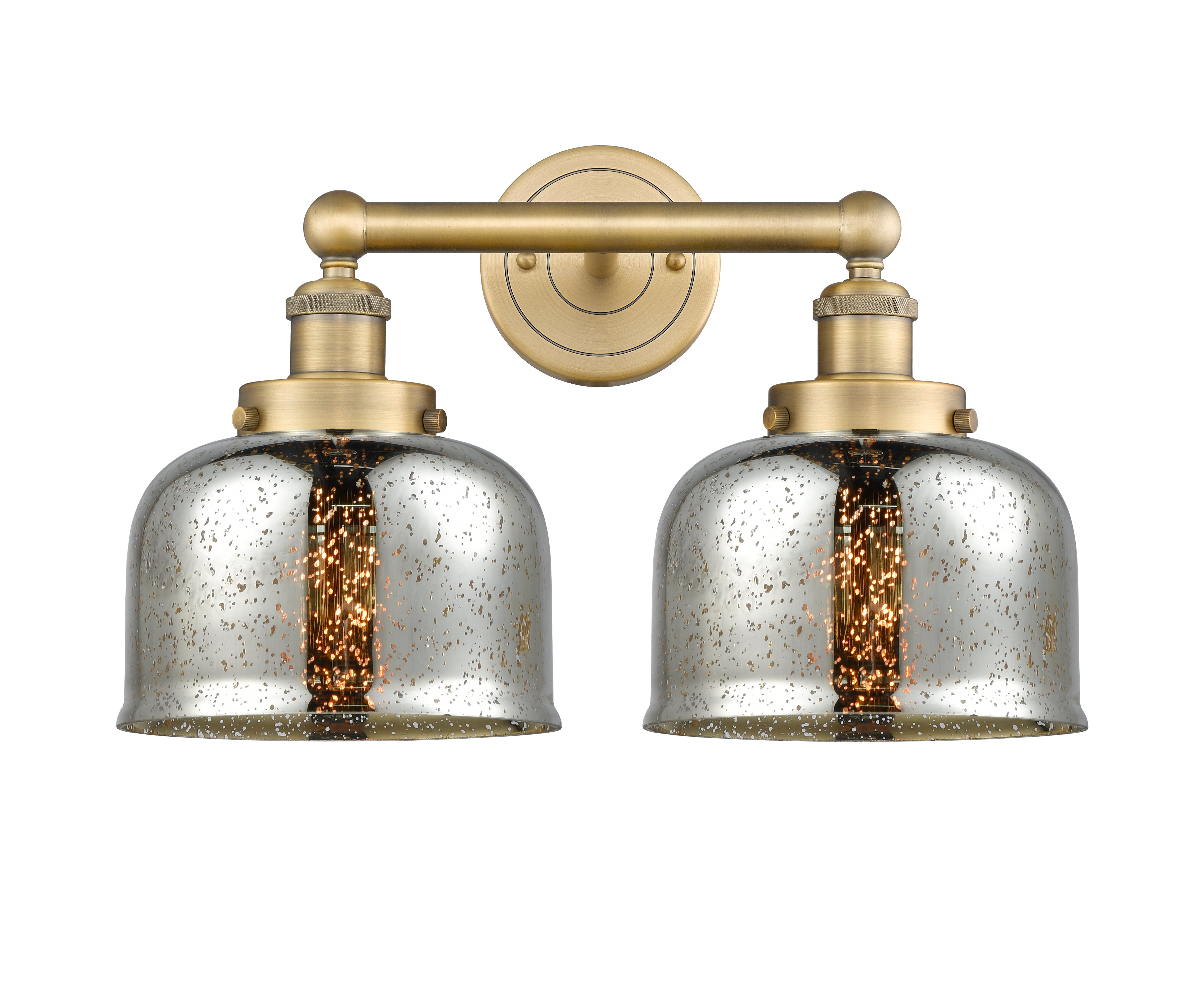 Edison Bath Vanity Light Cast Brass 16 Inches