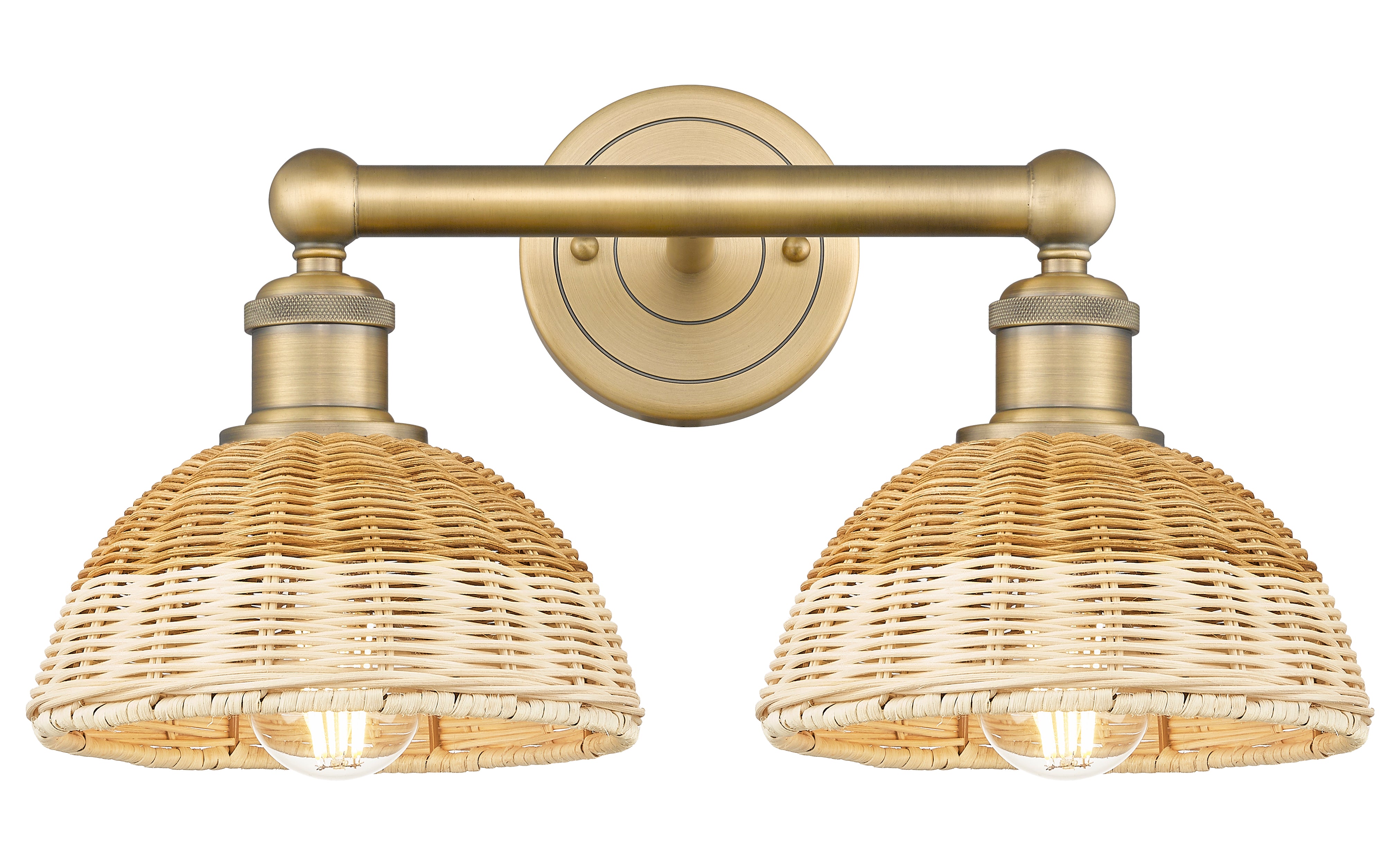Edison Bath Vanity Light Steel Glass
