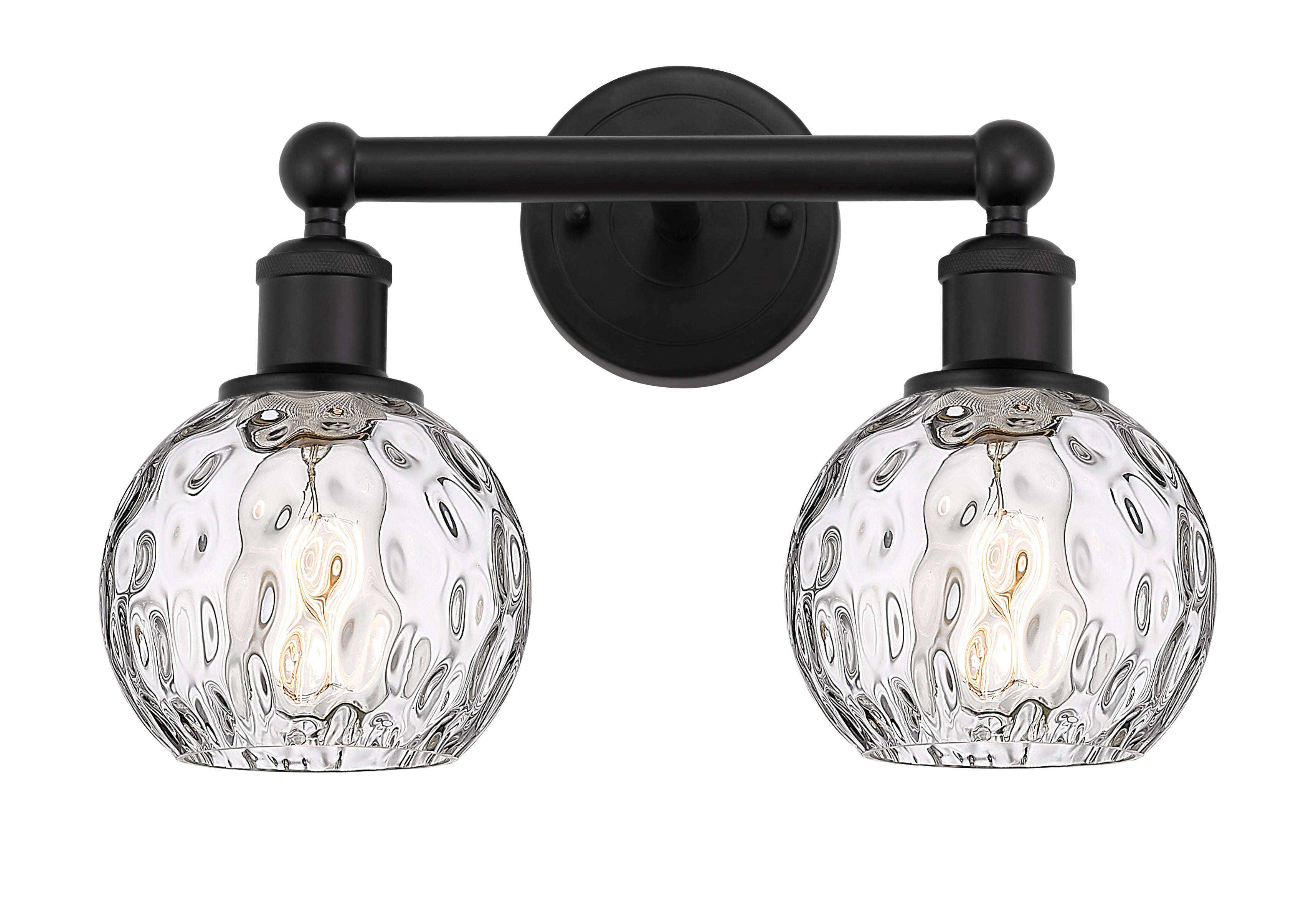 Edison Bath Vanity Light Cast Brass Glass