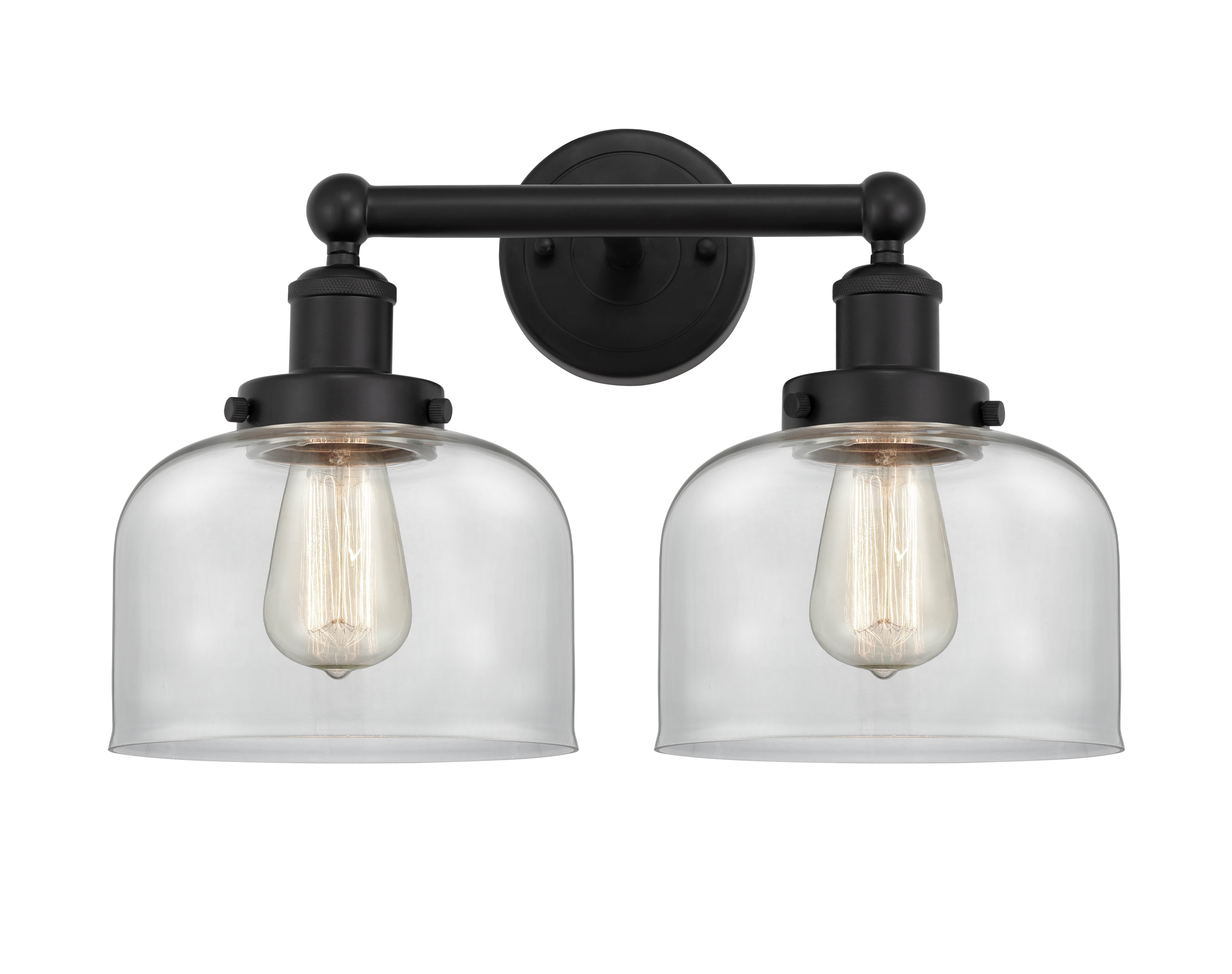 Edison Bath Vanity Light Cast Brass 16 Inches