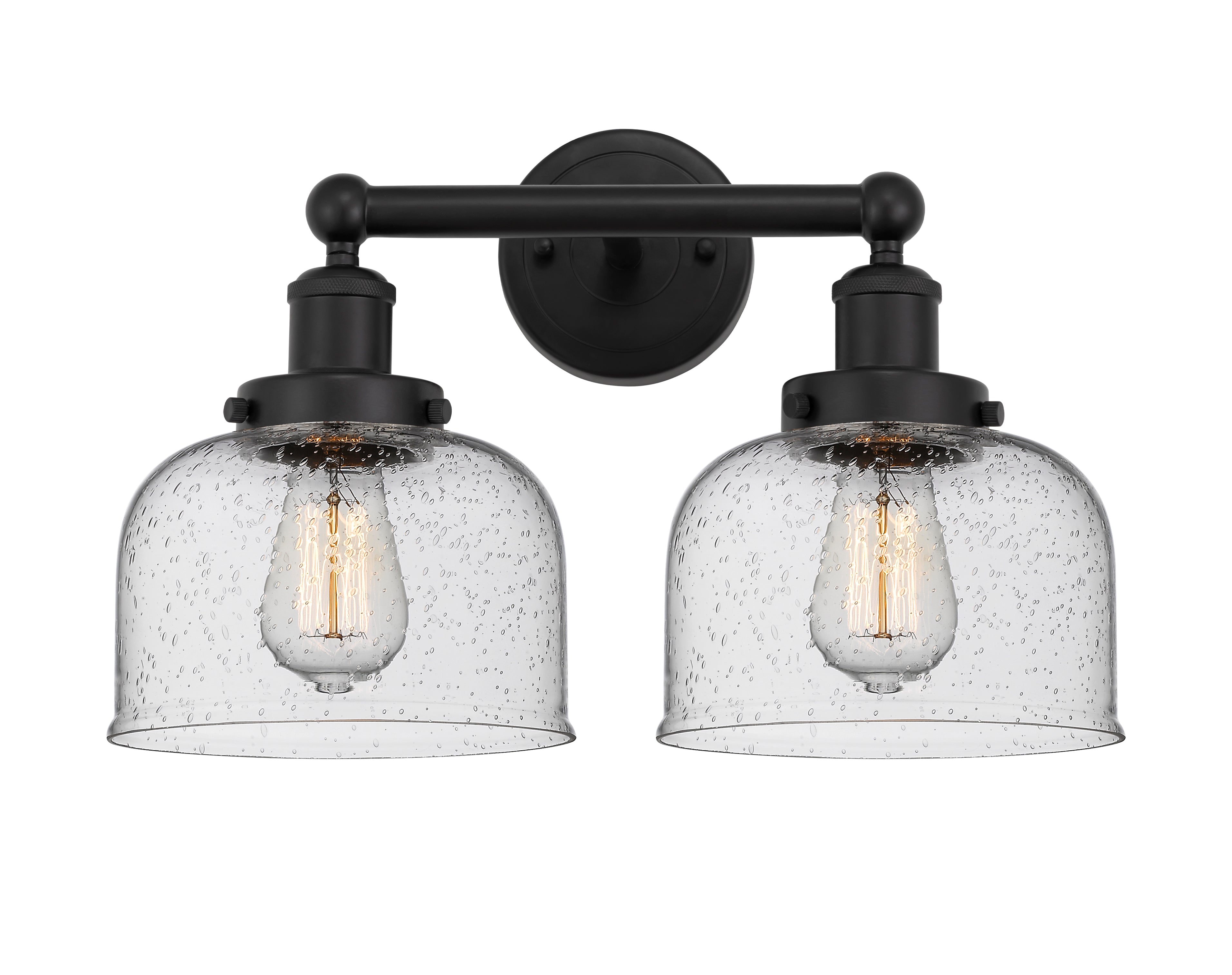 Edison Bath Vanity Light Cast Brass 16 Inches
