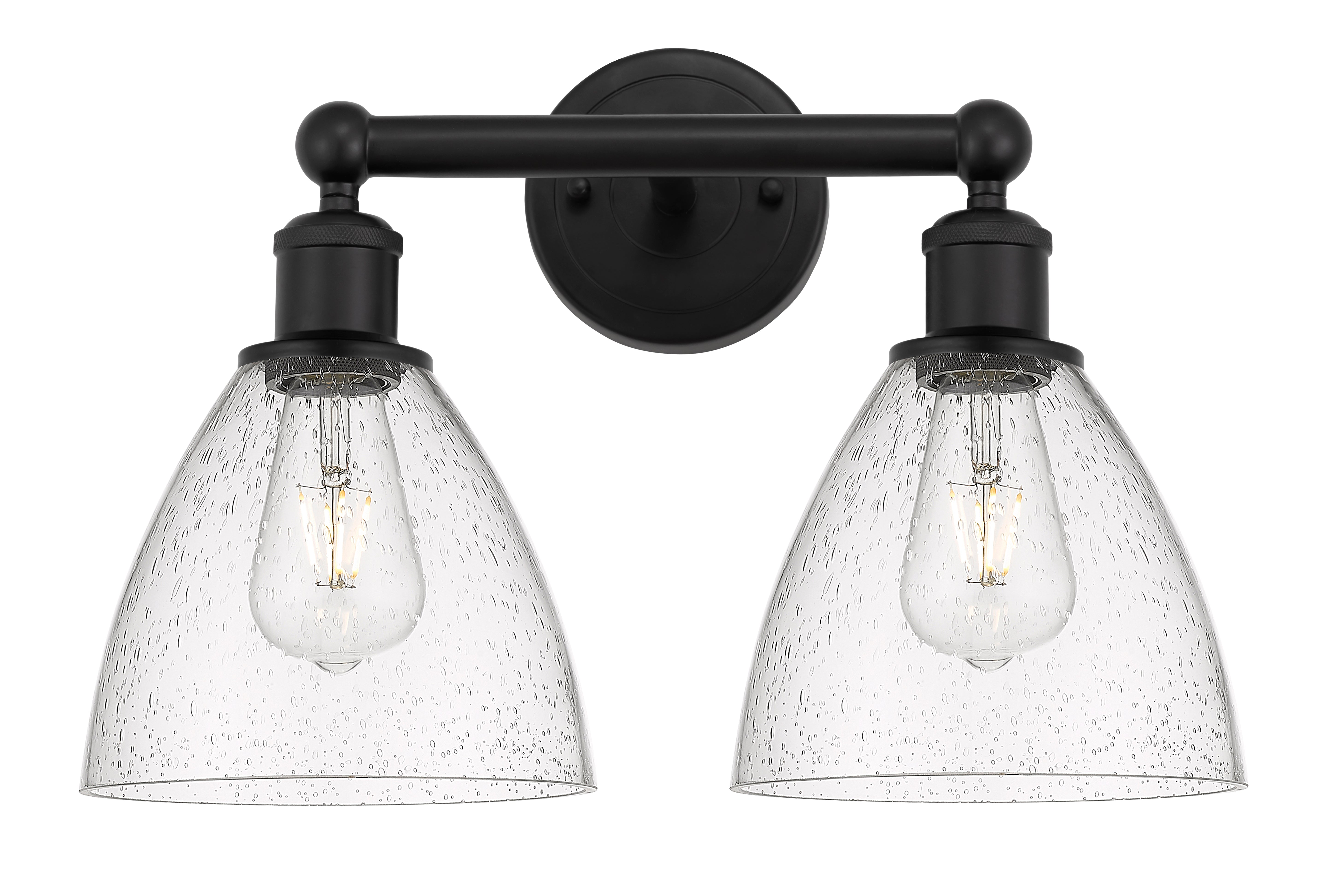 Edison Bath Vanity Light Steel Glass Brass