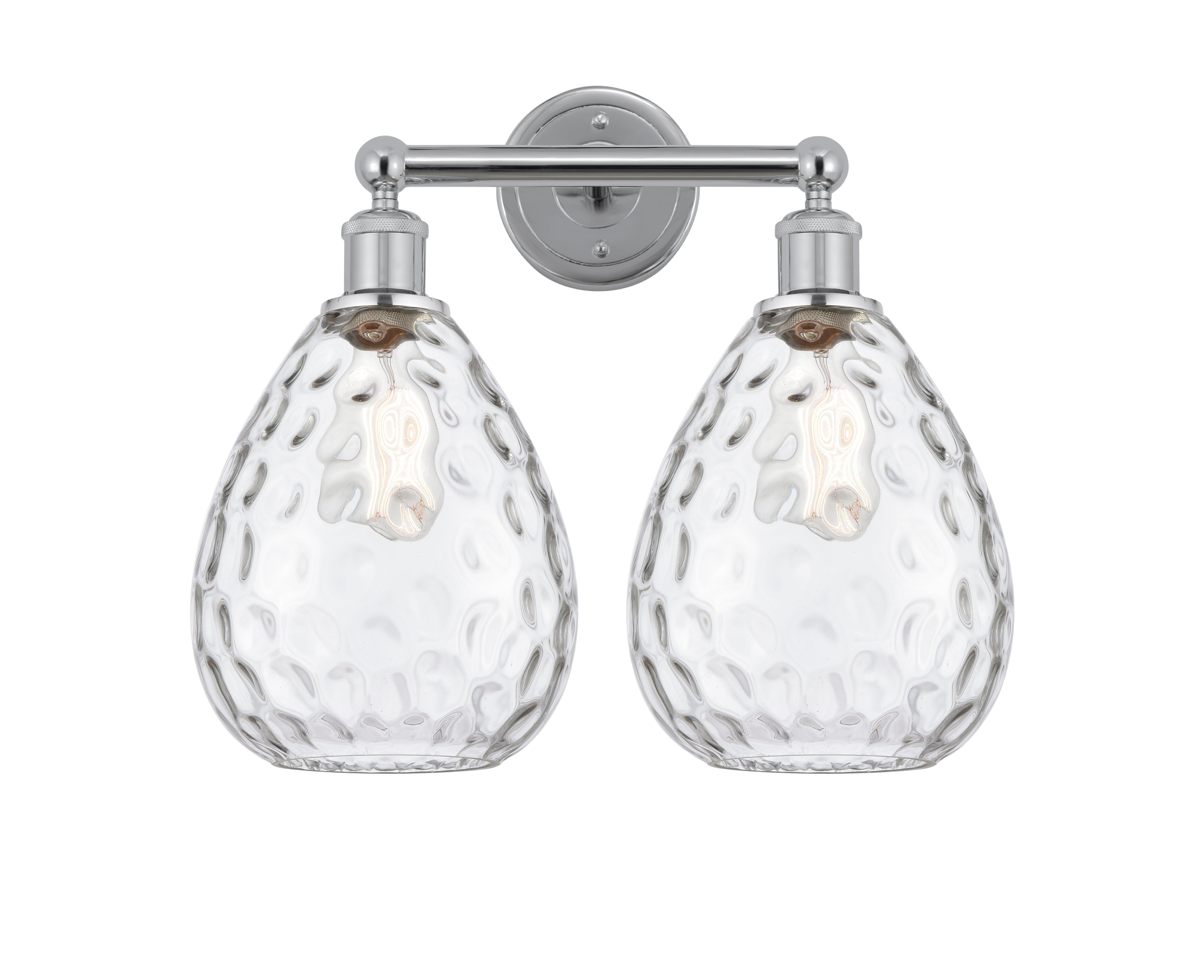 Edison Bath Vanity Light Cast Brass Glass