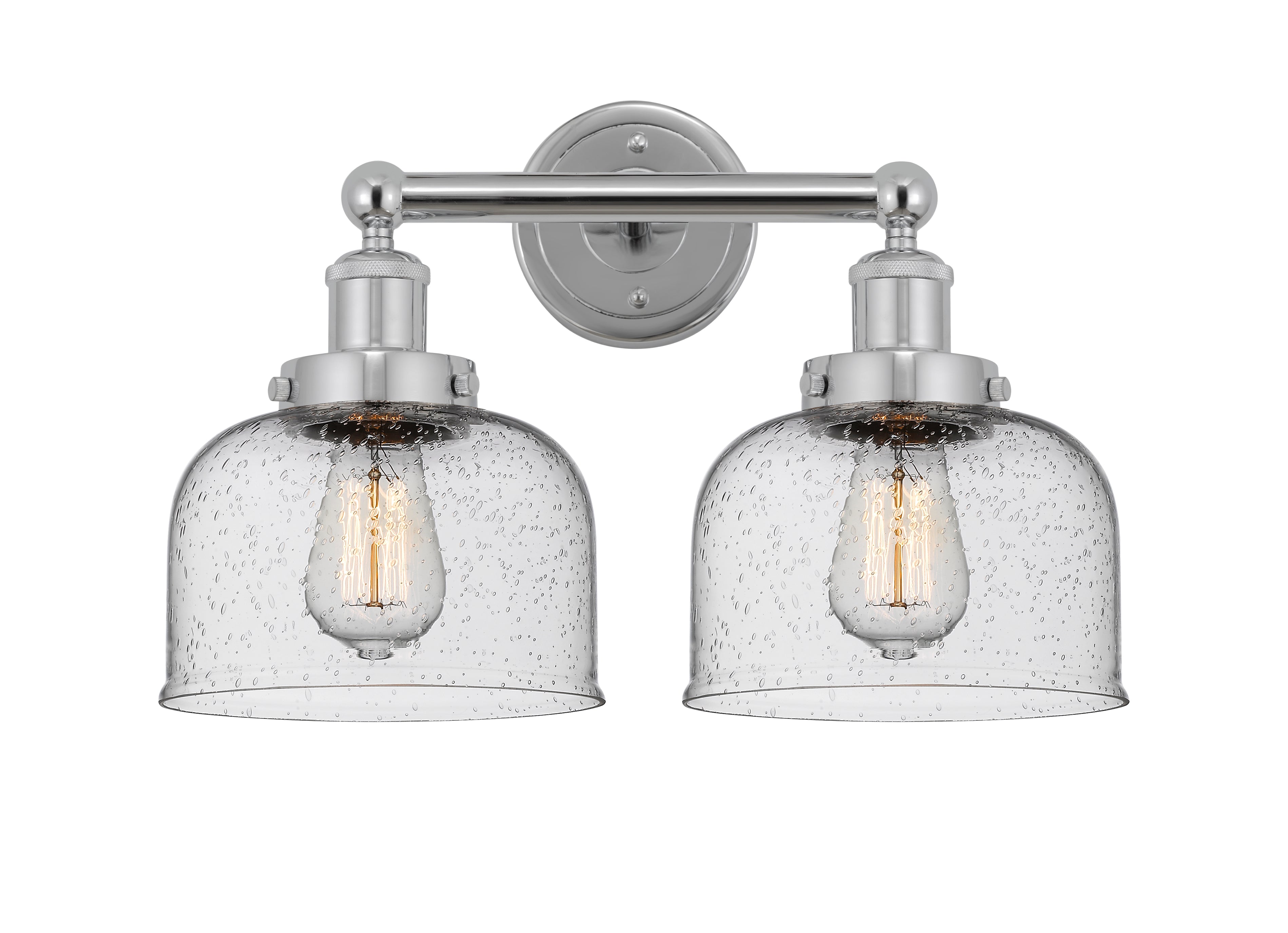 Edison Bath Vanity Light Cast Brass 16 Inches