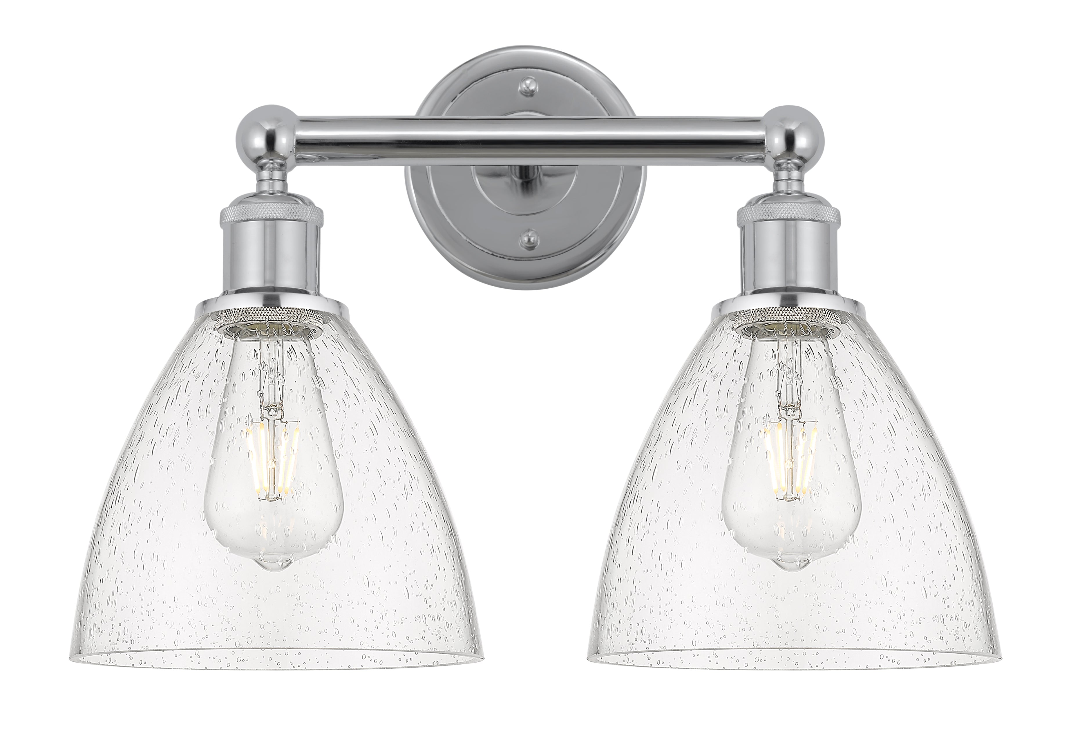 Edison Bath Vanity Light Steel Glass Brass