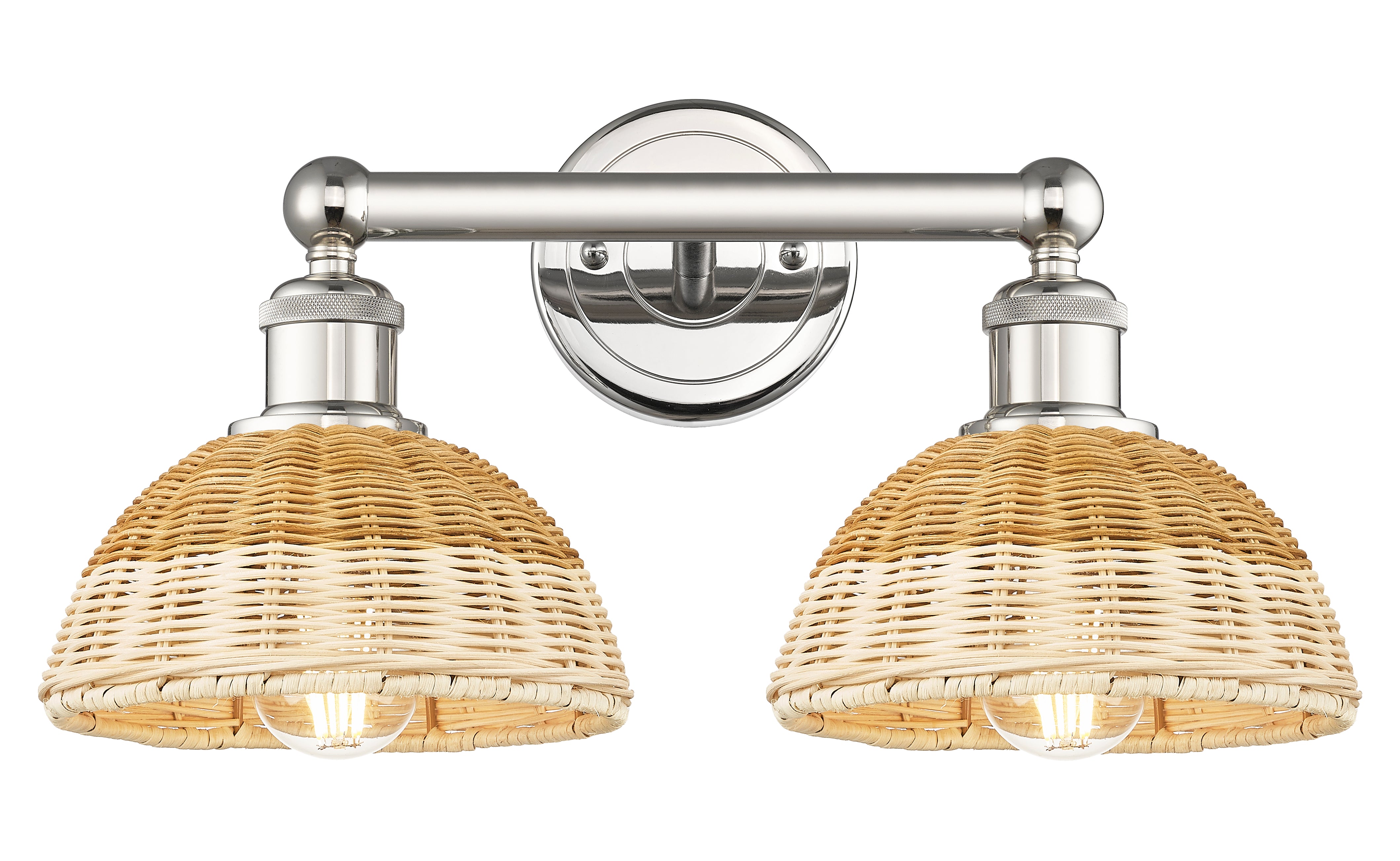 Edison Bath Vanity Light Steel Glass
