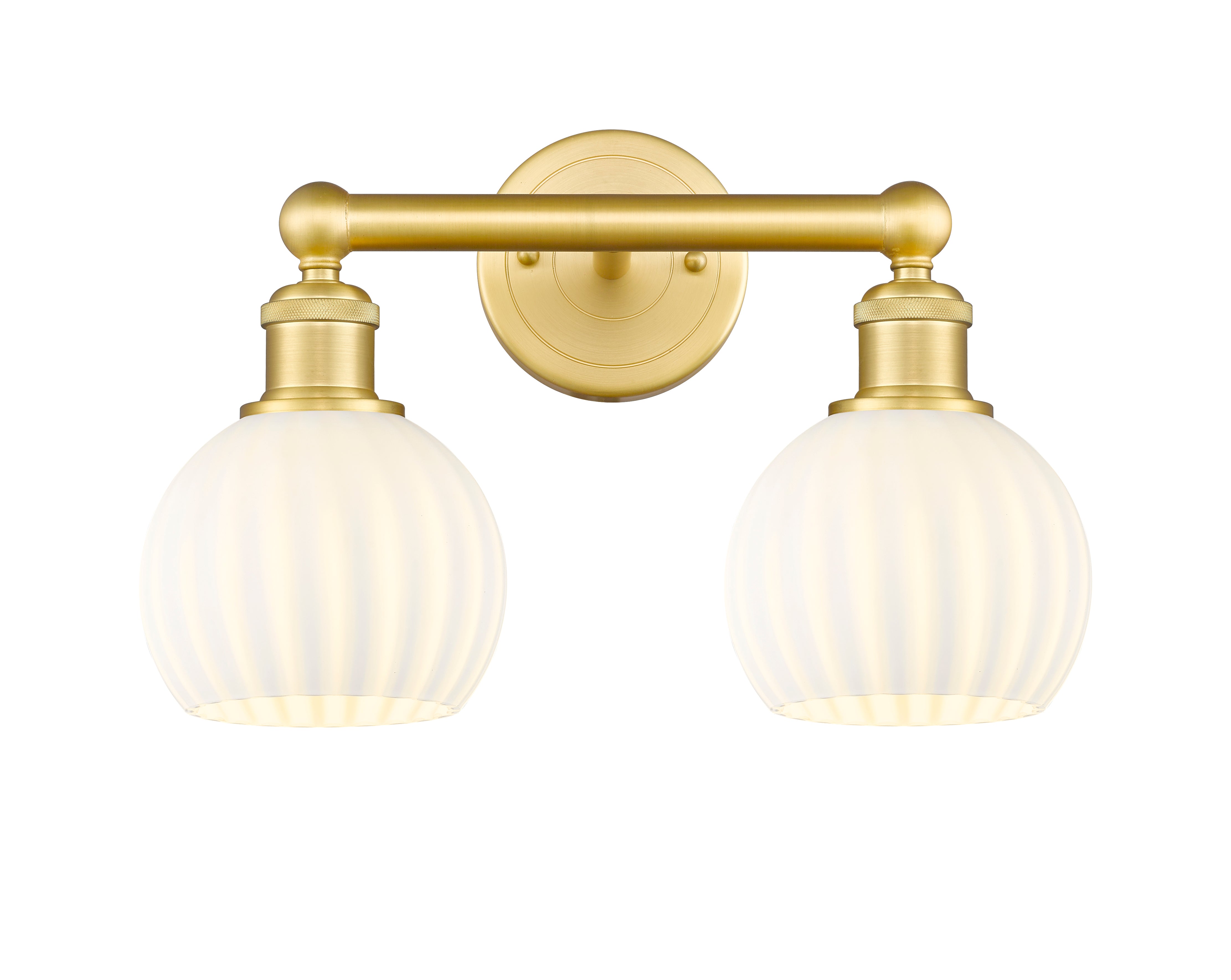 Edison Bath Vanity Light Cast Brass Glass
