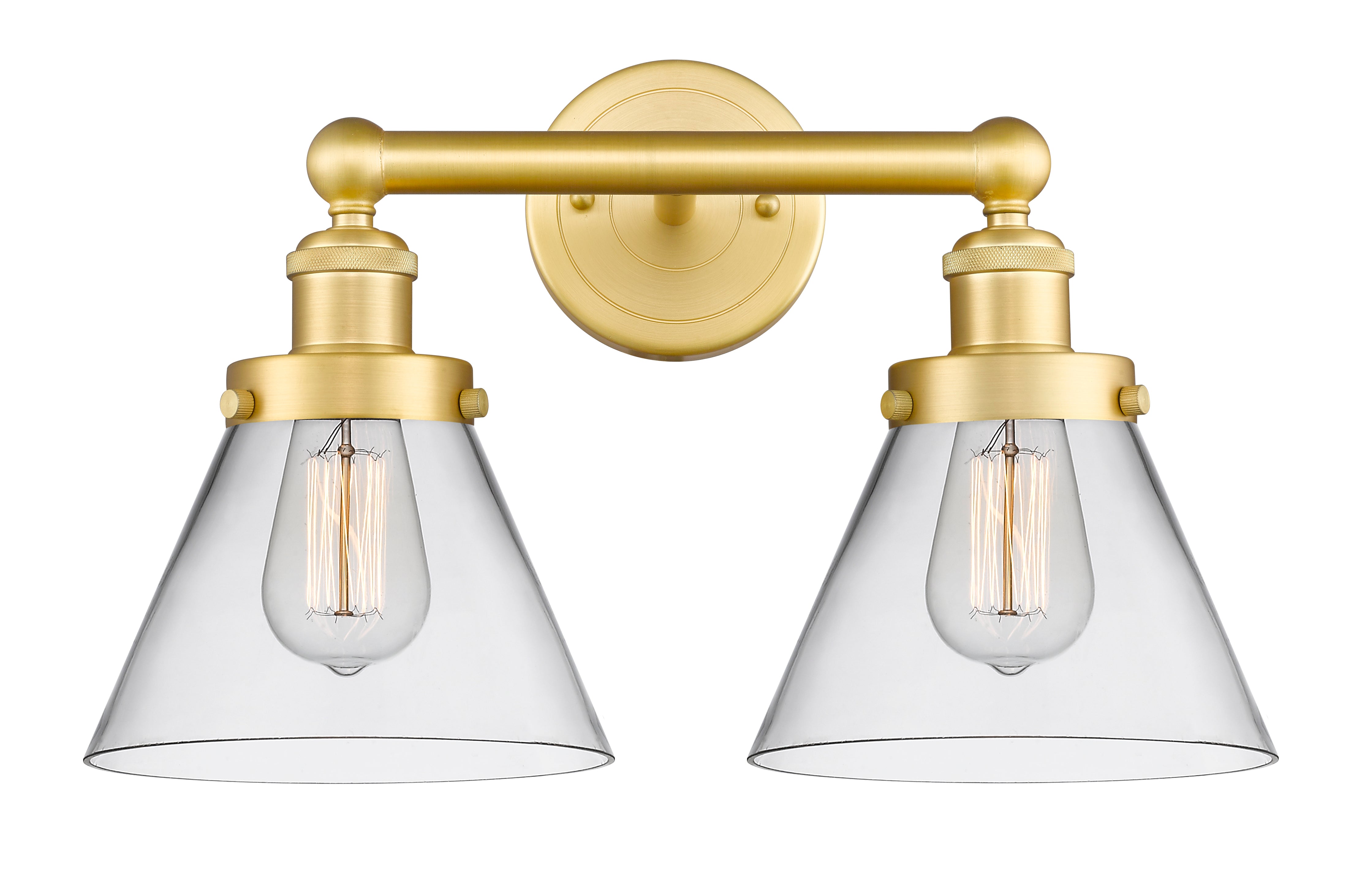 Edison Bath Vanity Light Cast Brass