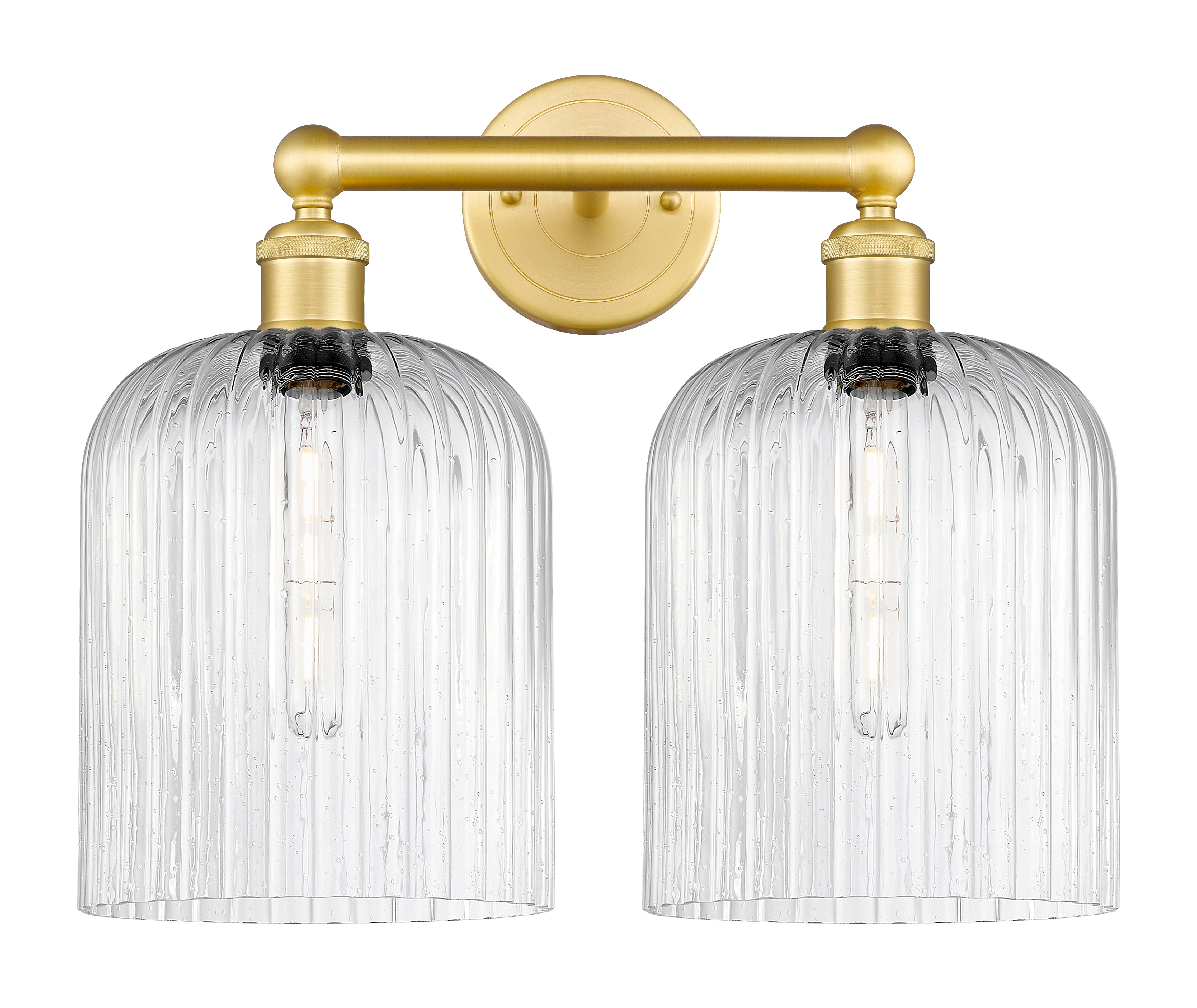 Edison Bath Vanity Light Cast Brass 14 Inch