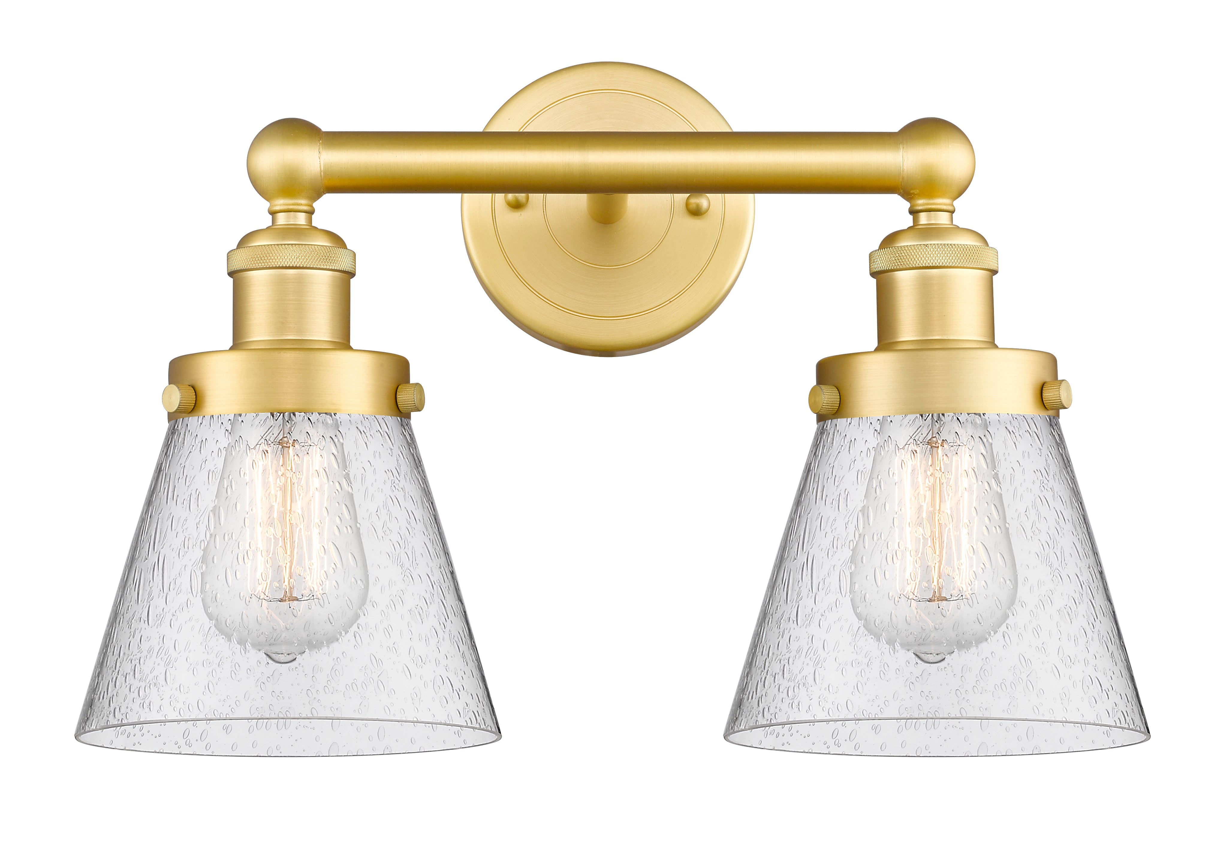 Edison Bath Vanity Light Cast Brass Finish