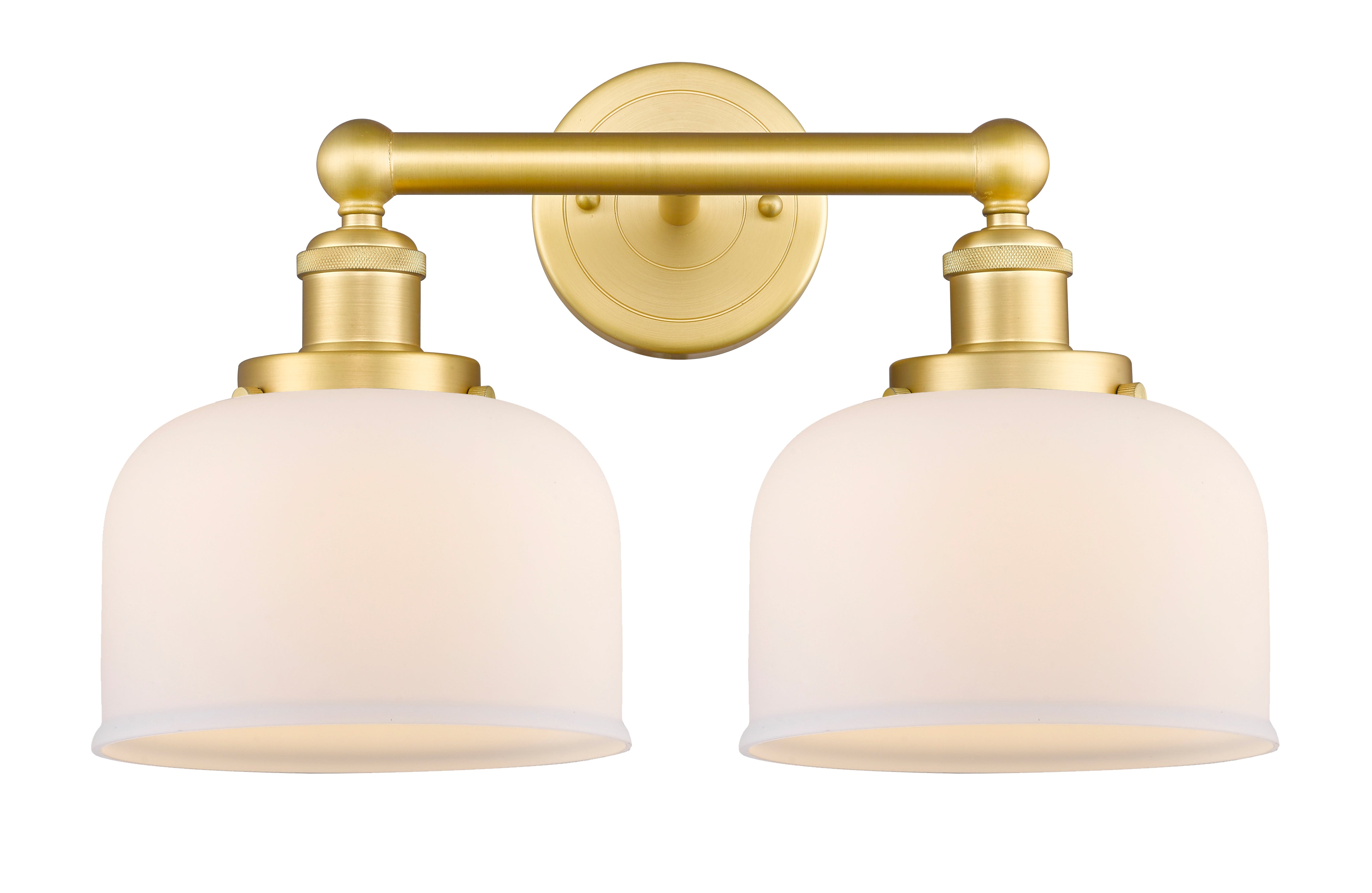 Edison Bath Vanity Light Cast Brass 16 Inches