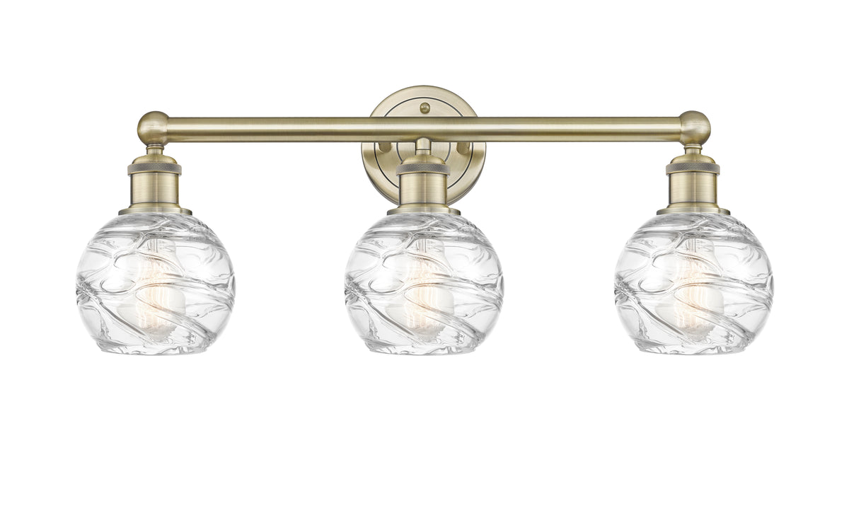 Athens Deco Swirl 24-Inch 3-Light Bath Vanity Light