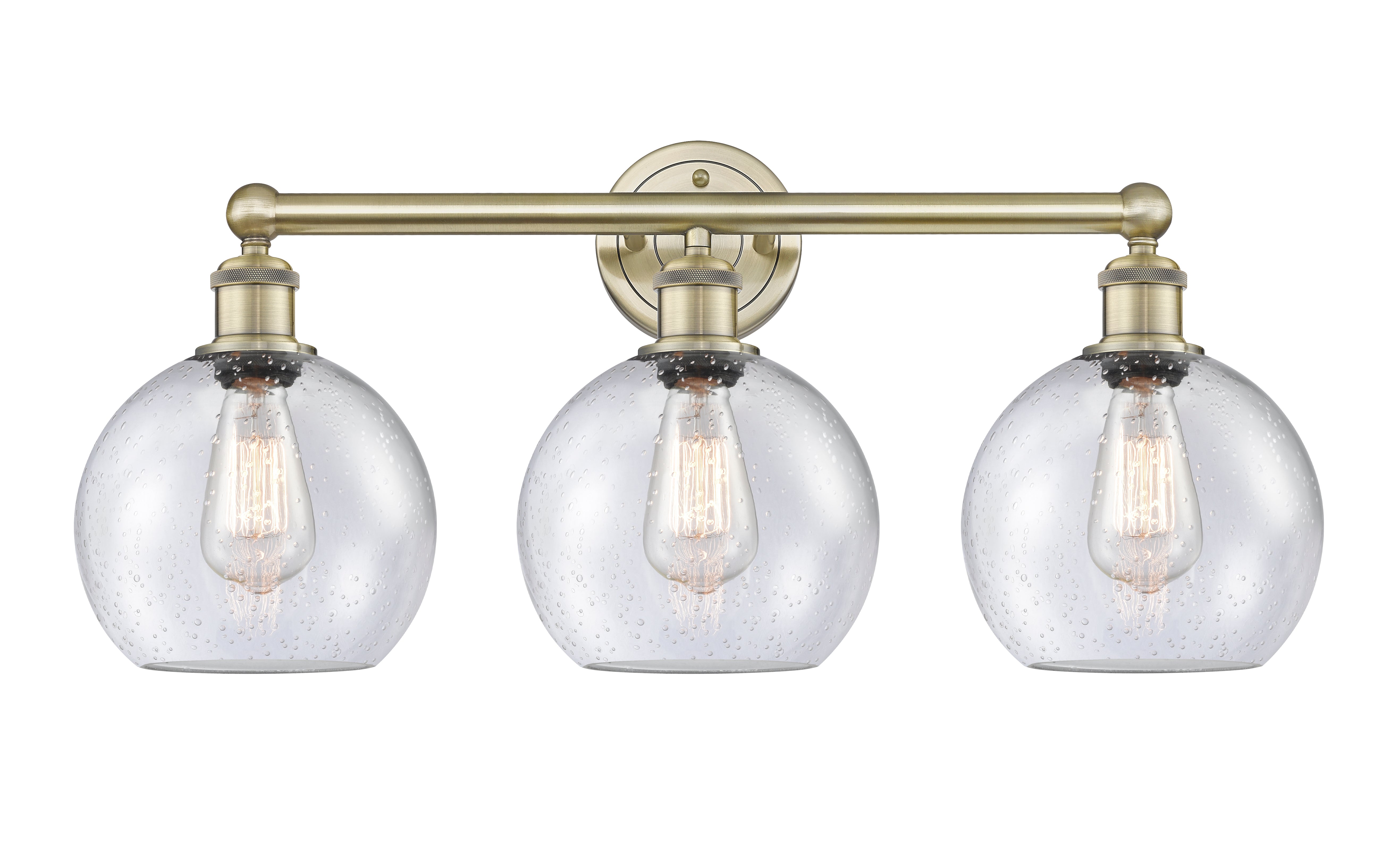 Edison Bath Vanity Light Cast Brass Steel