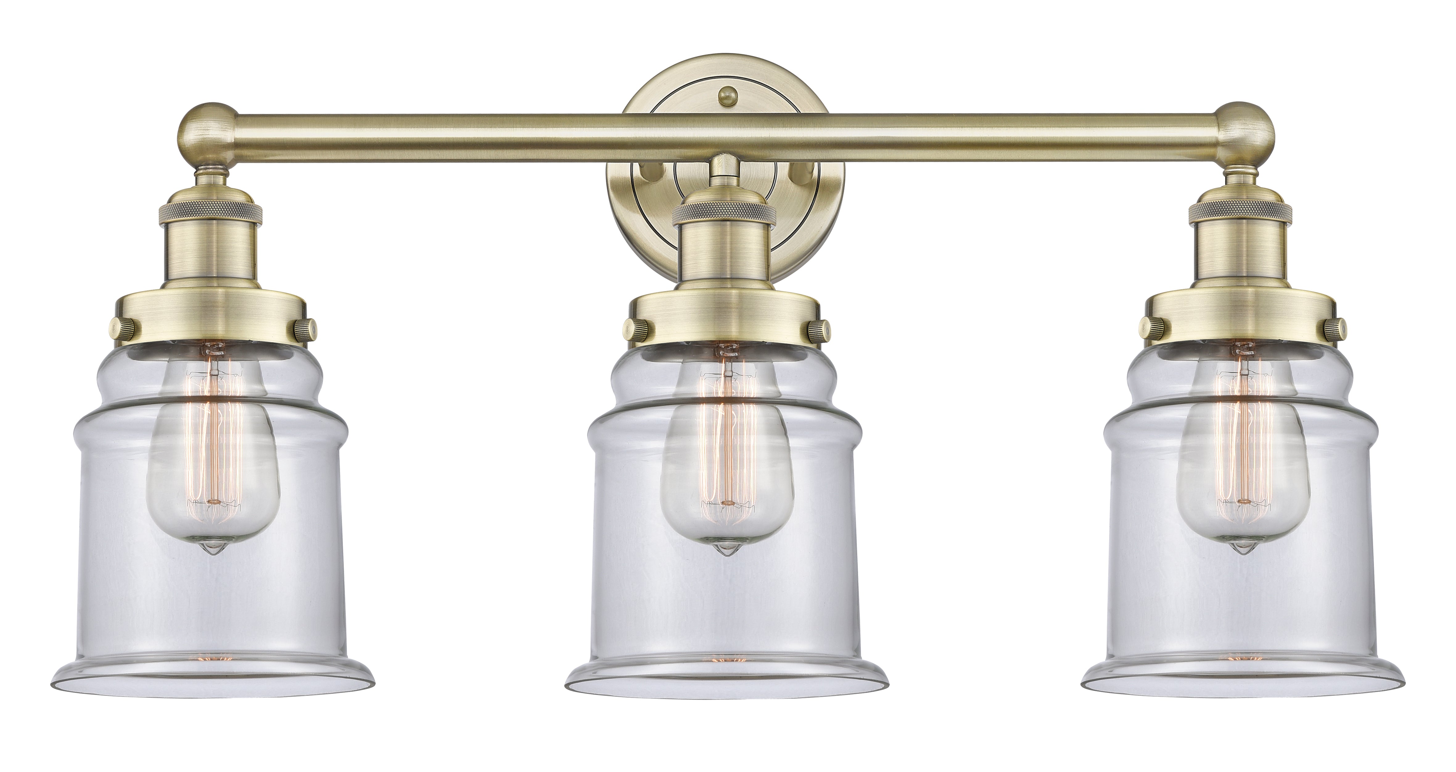 Edison Bath Vanity Light Cast Brass 25 Inch