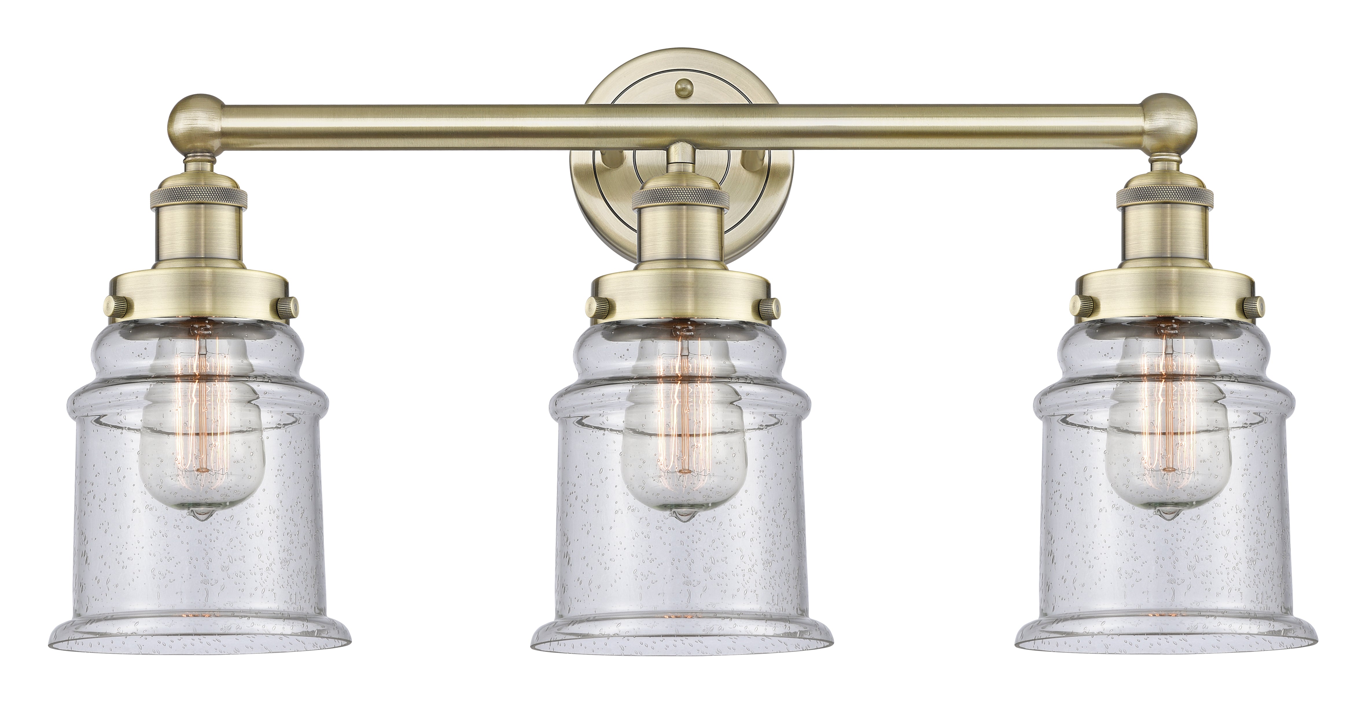 Edison Bath Vanity Light Cast Brass 25 Inch