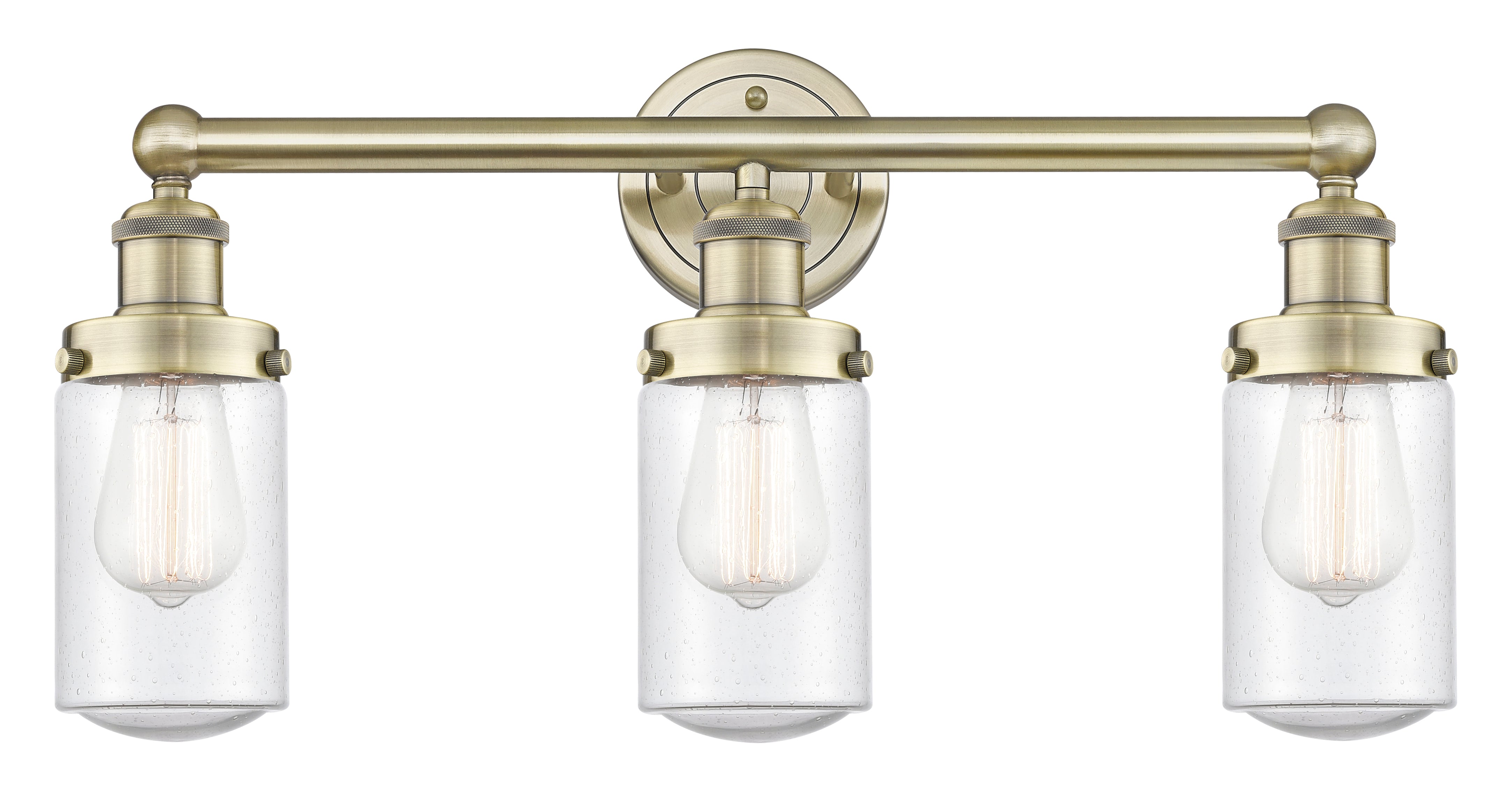 Edison Bath Vanity Light Cast Brass Finish