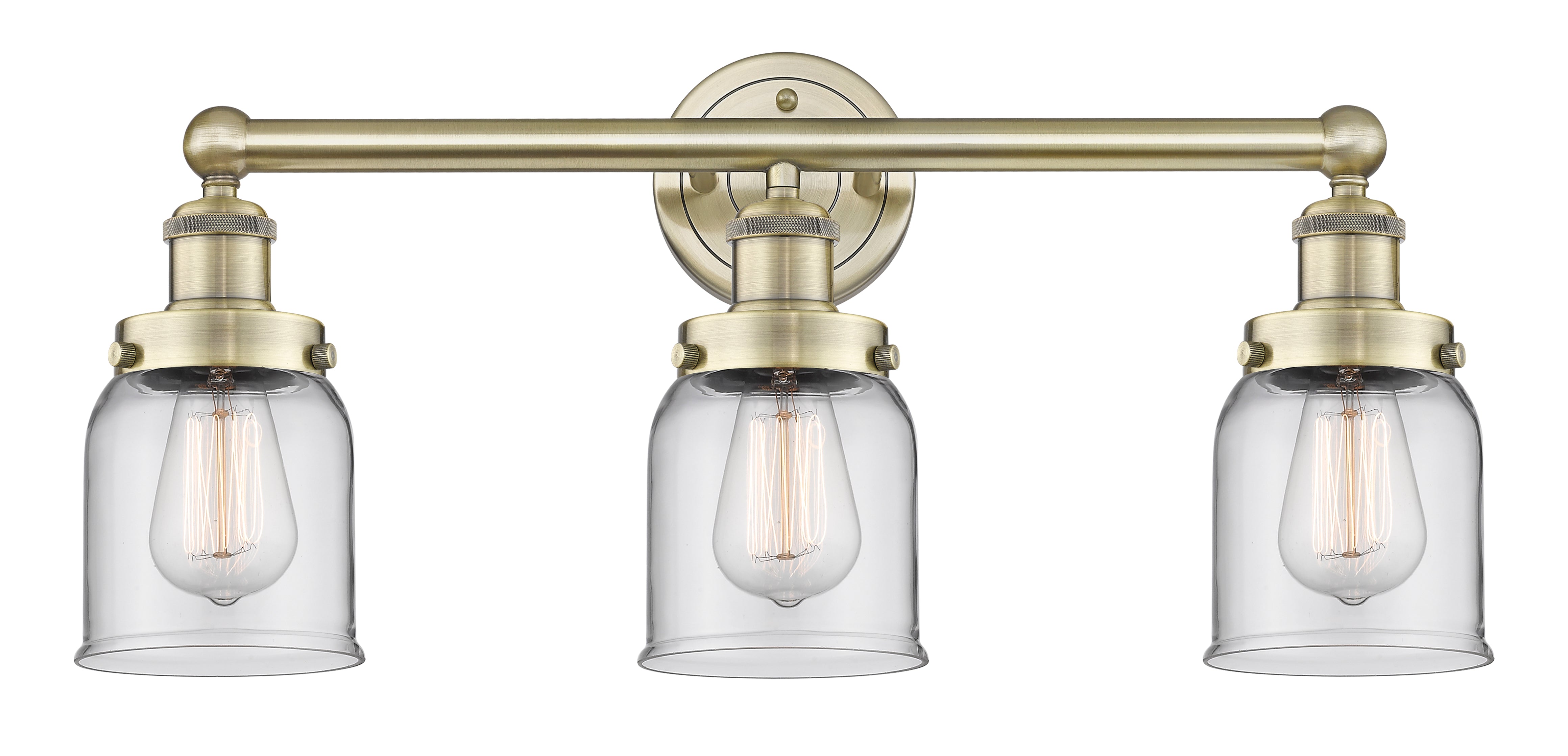 Edison Bath Vanity Light Cast Brass Finish