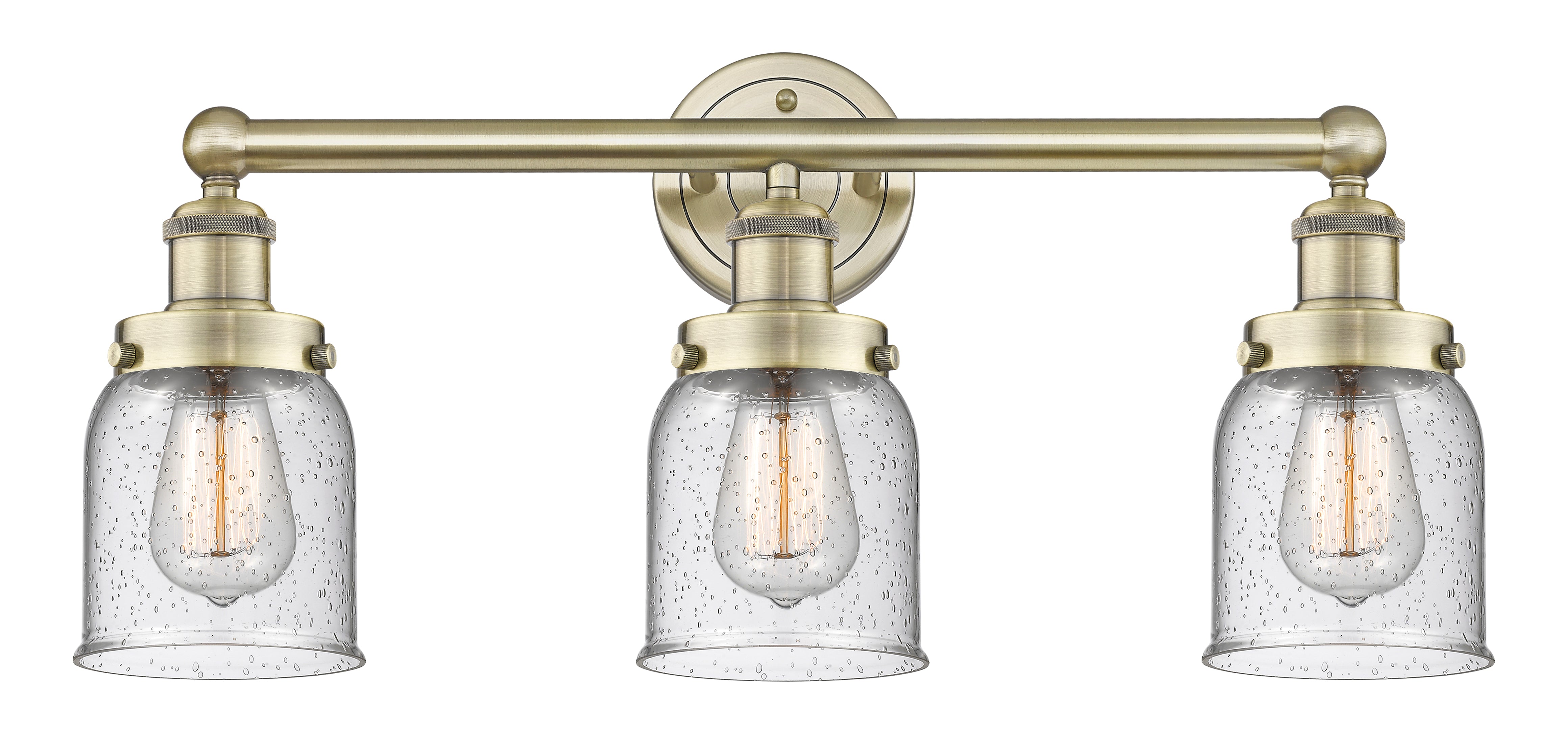 Edison Bath Vanity Light Cast Brass Finish