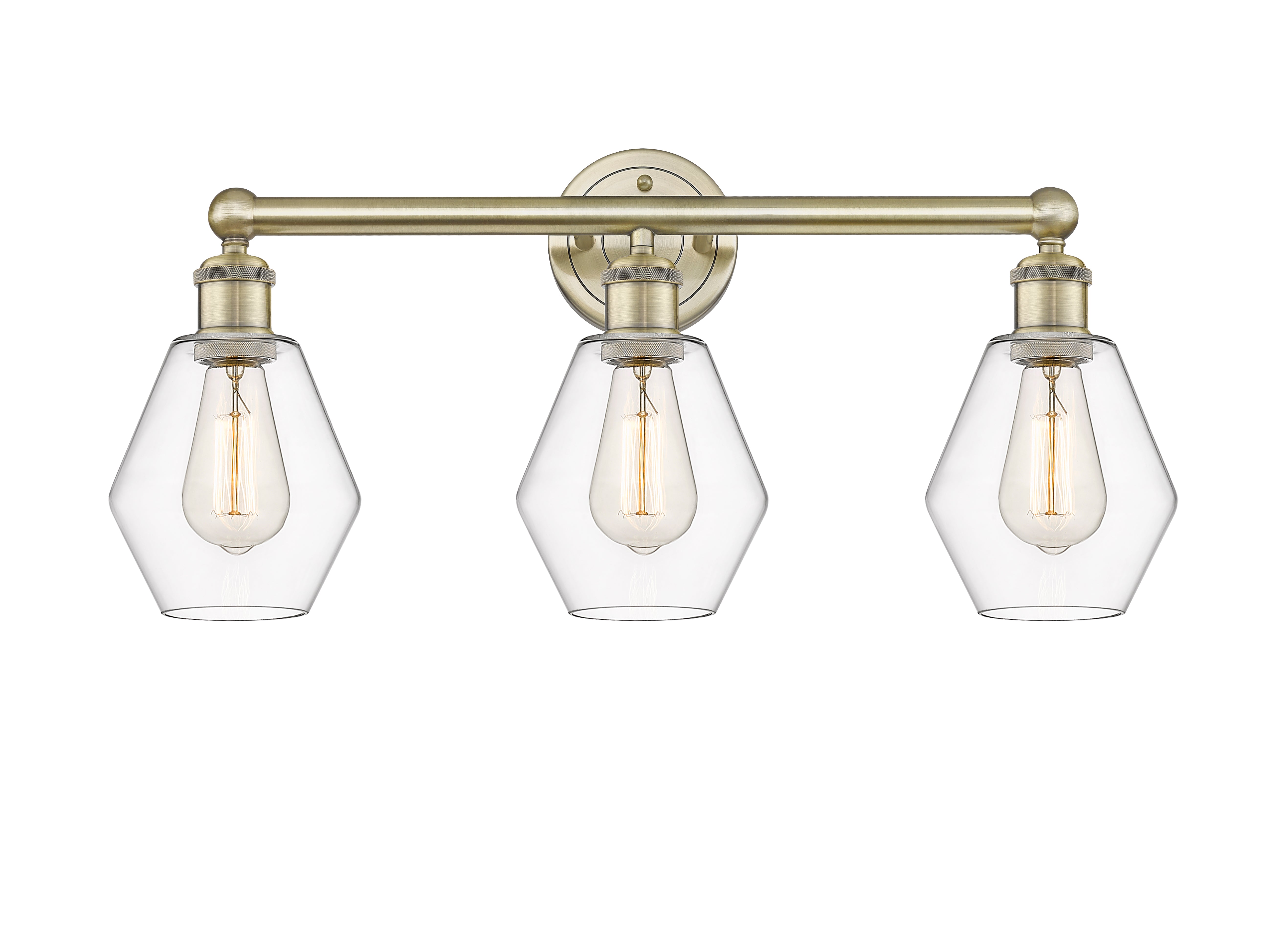 Edison Bath Vanity Light Cast Brass Finish