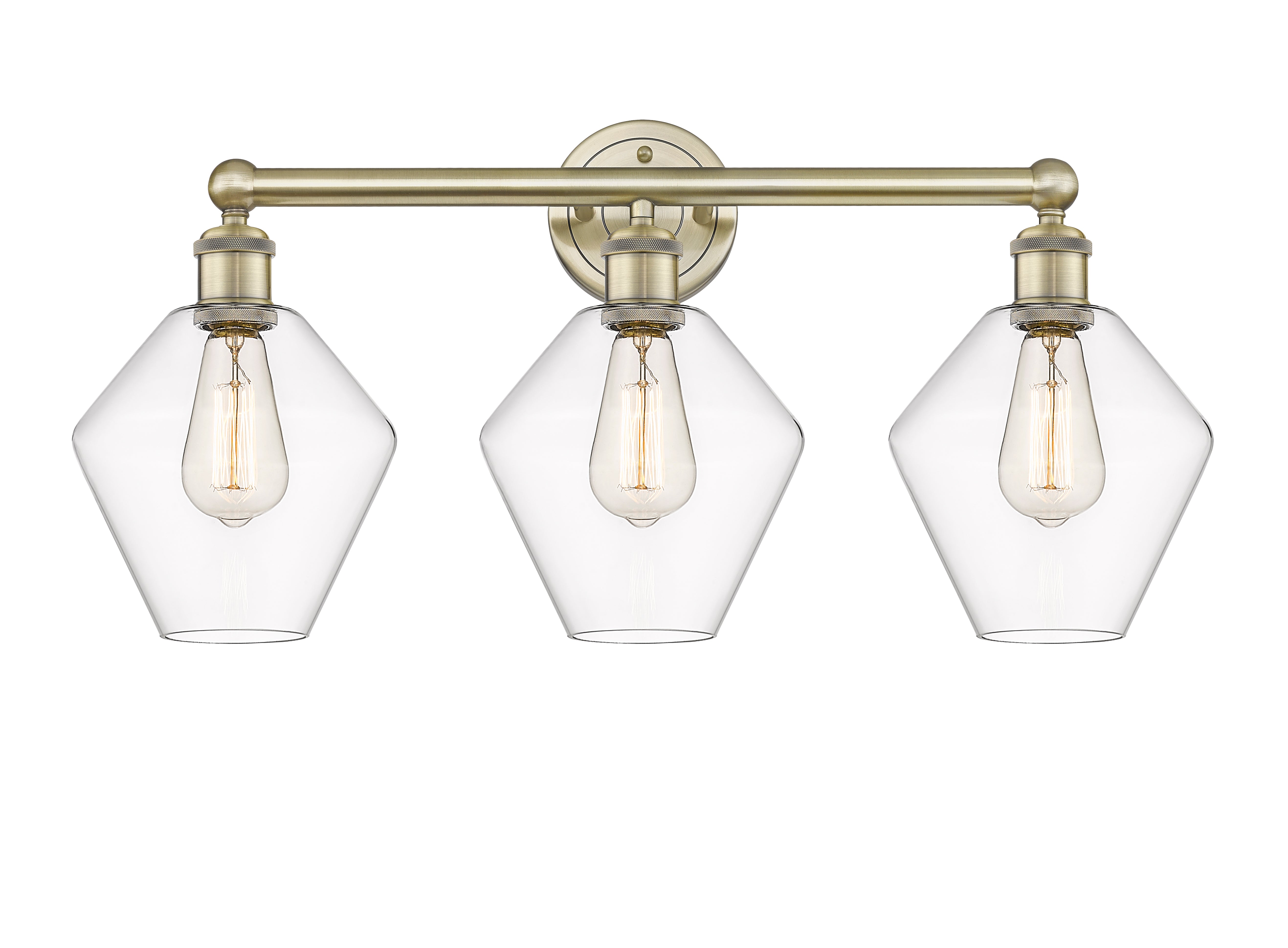 Edison Bath Vanity Light Cast Brass Finish