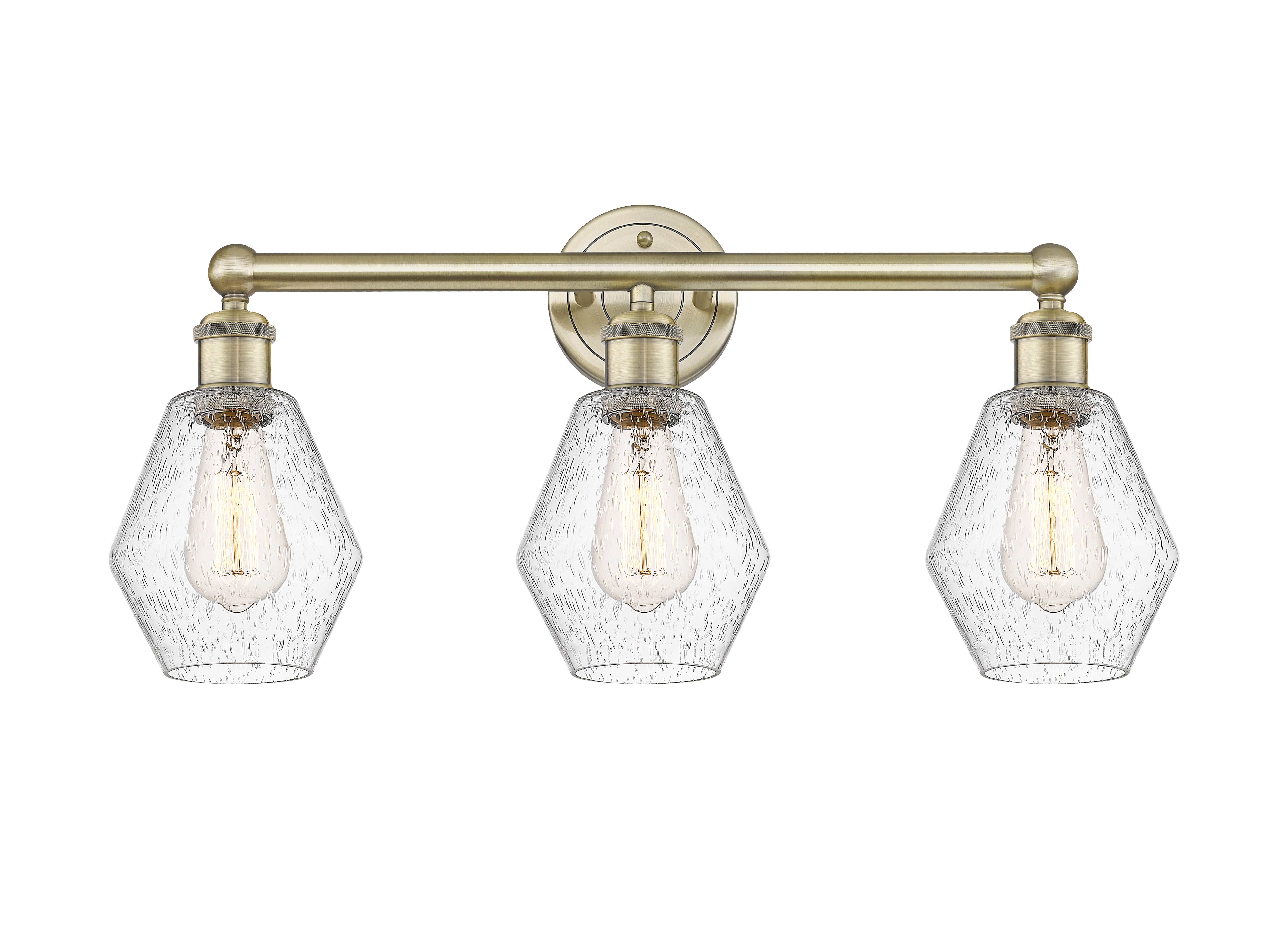 Edison Bath Vanity Light Cast Brass Finish