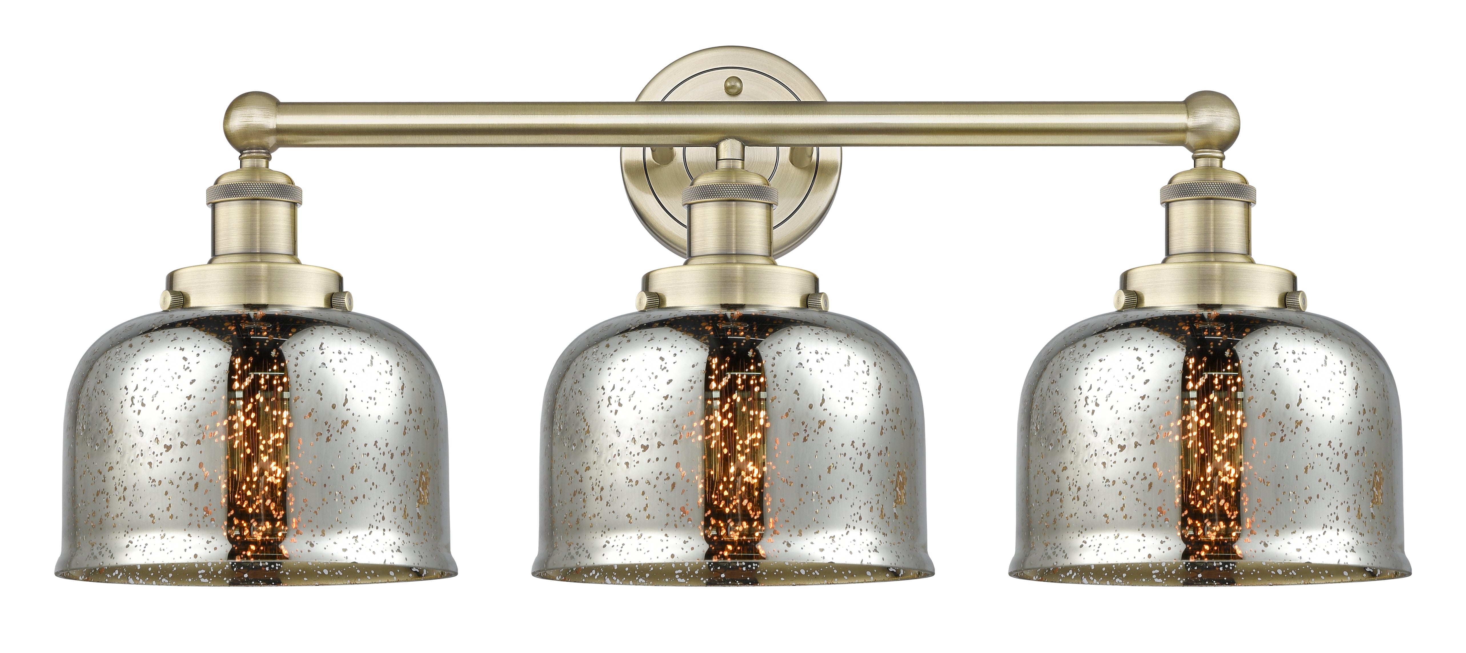 Edison Bath Vanity Light Cast Brass 25"
