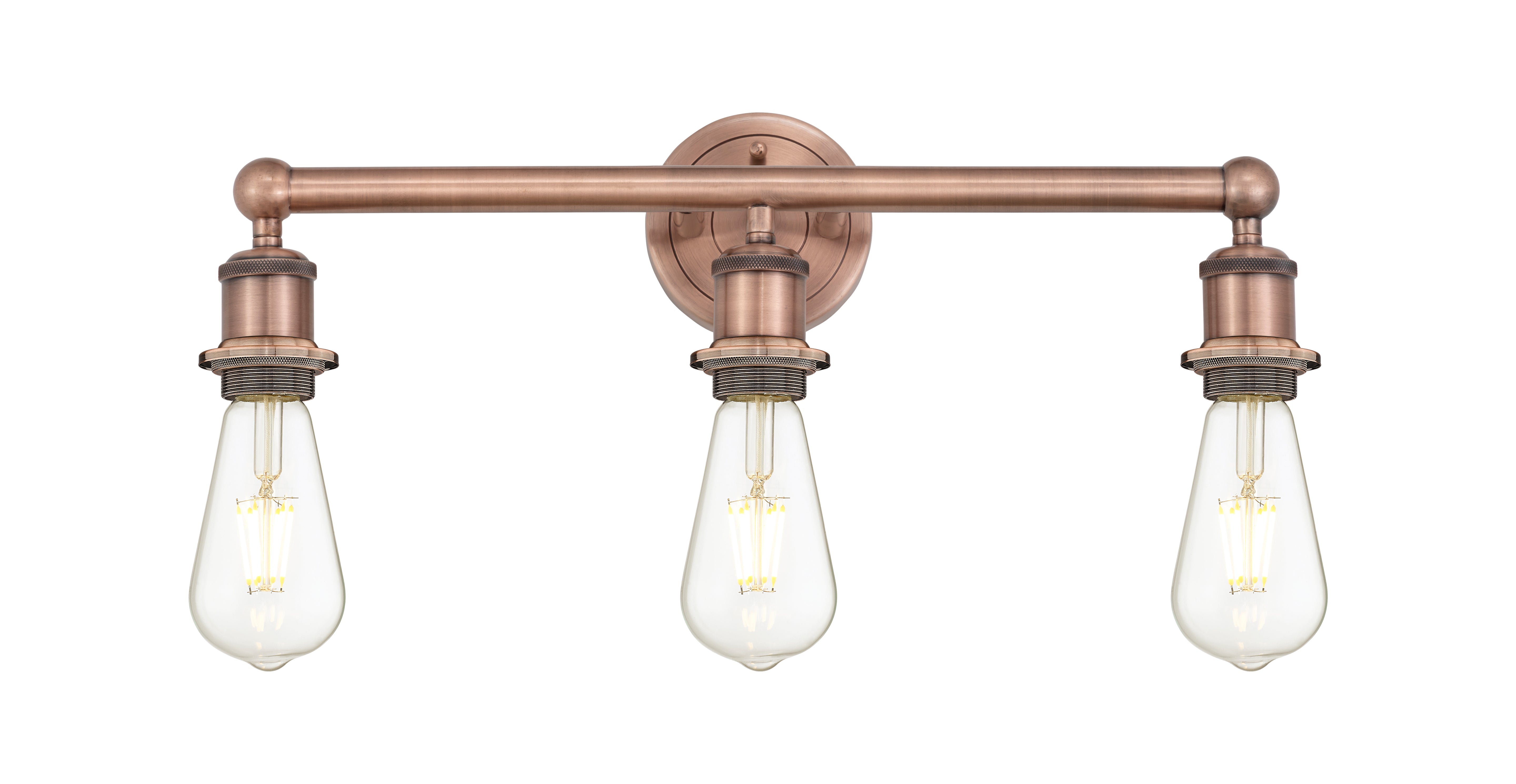 Edison Bath Vanity Light Cast Brass Steel