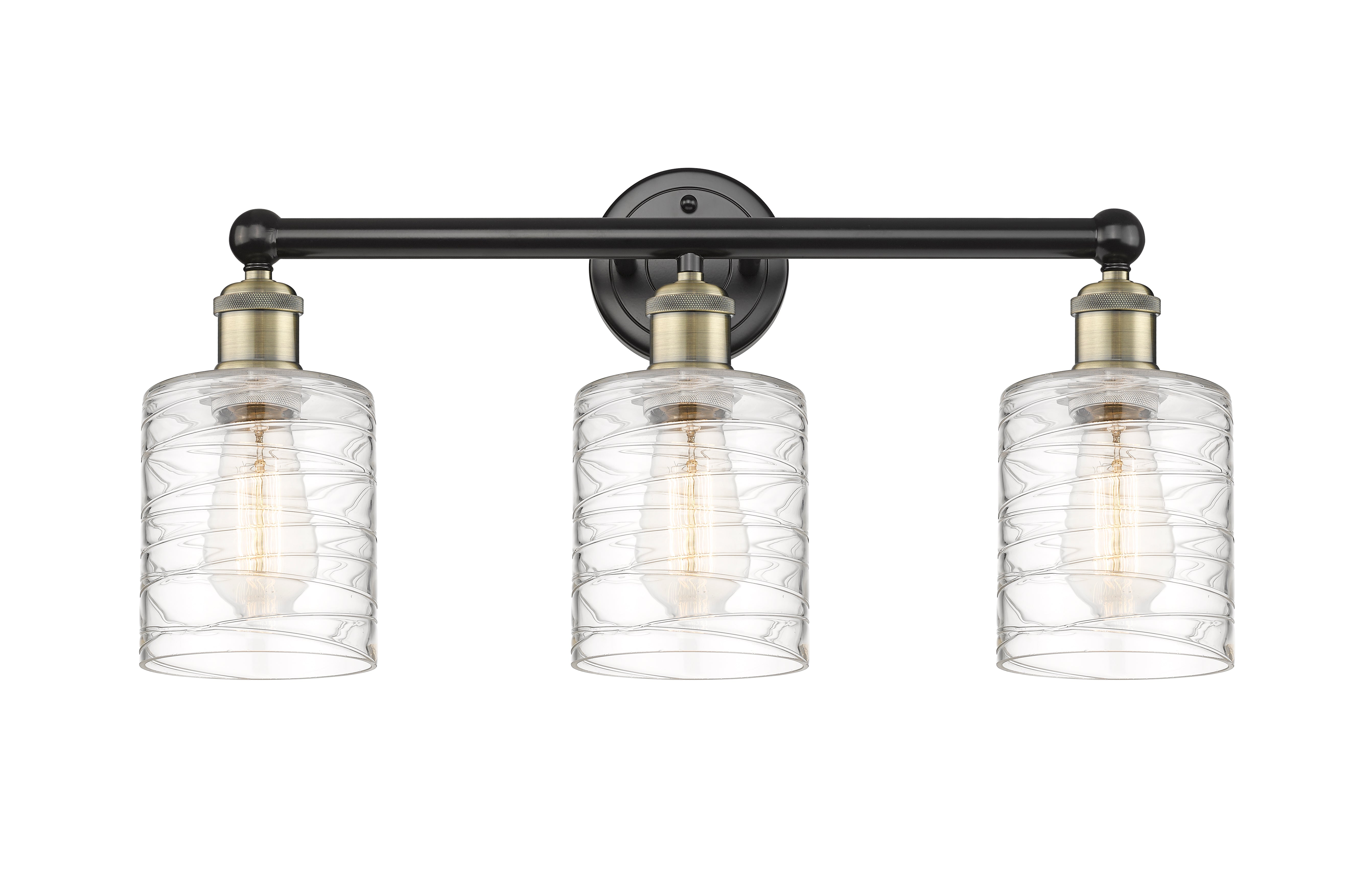 Edison Bath Vanity Light Cast Brass 23 Inches