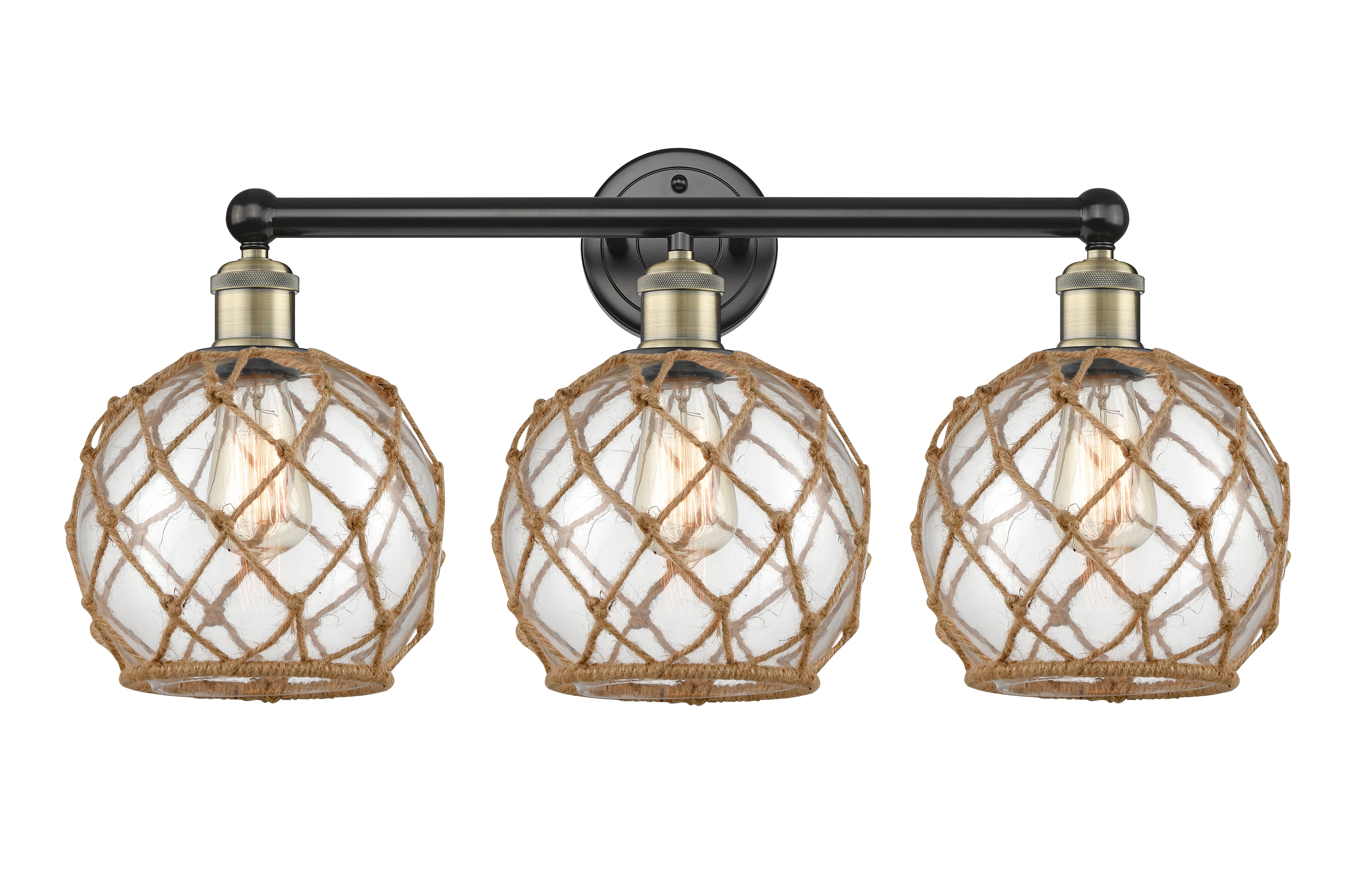 Edison Bath Vanity Light Cast Brass Steel
