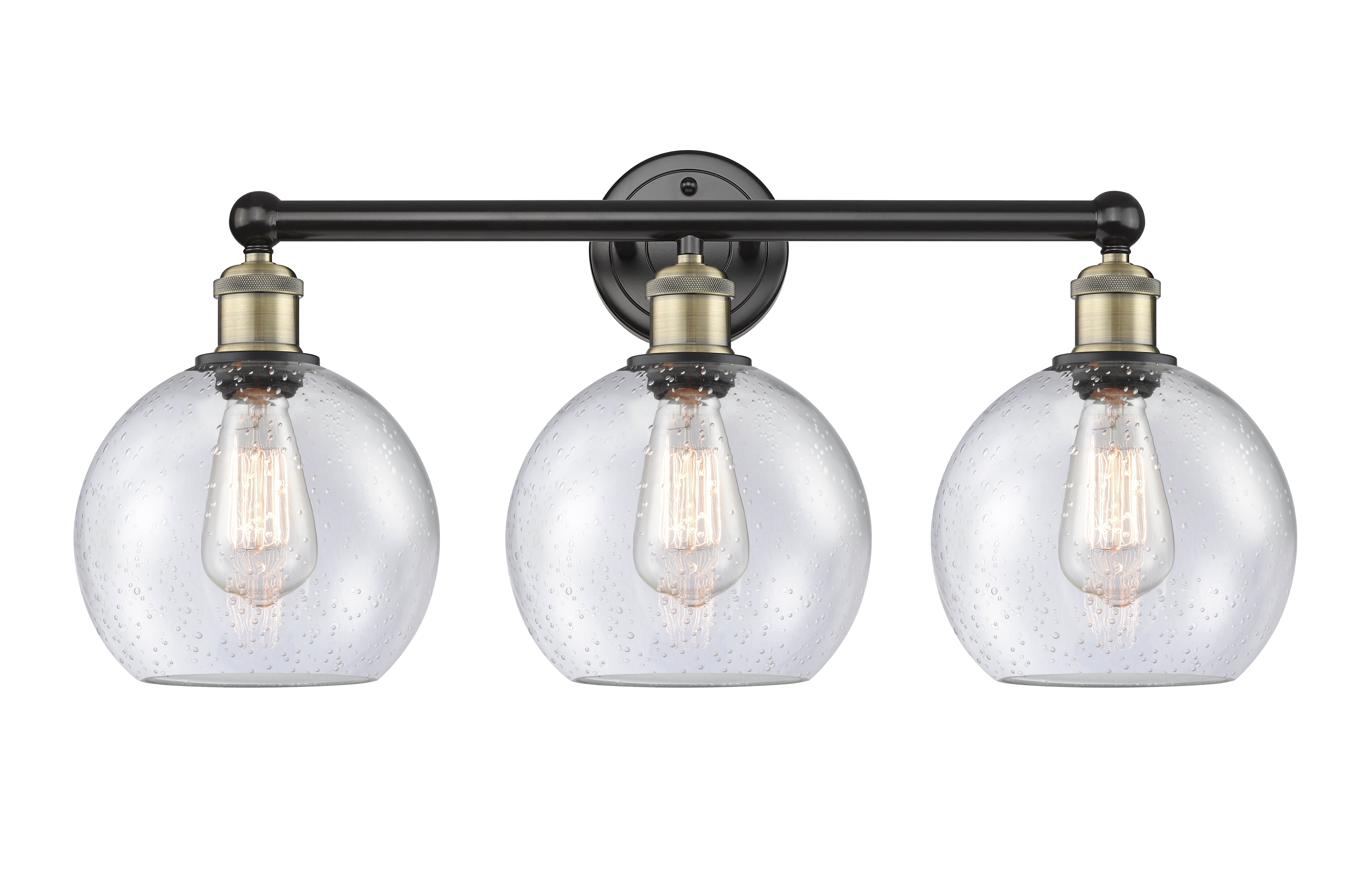 Edison Bath Vanity Light Cast Brass Steel