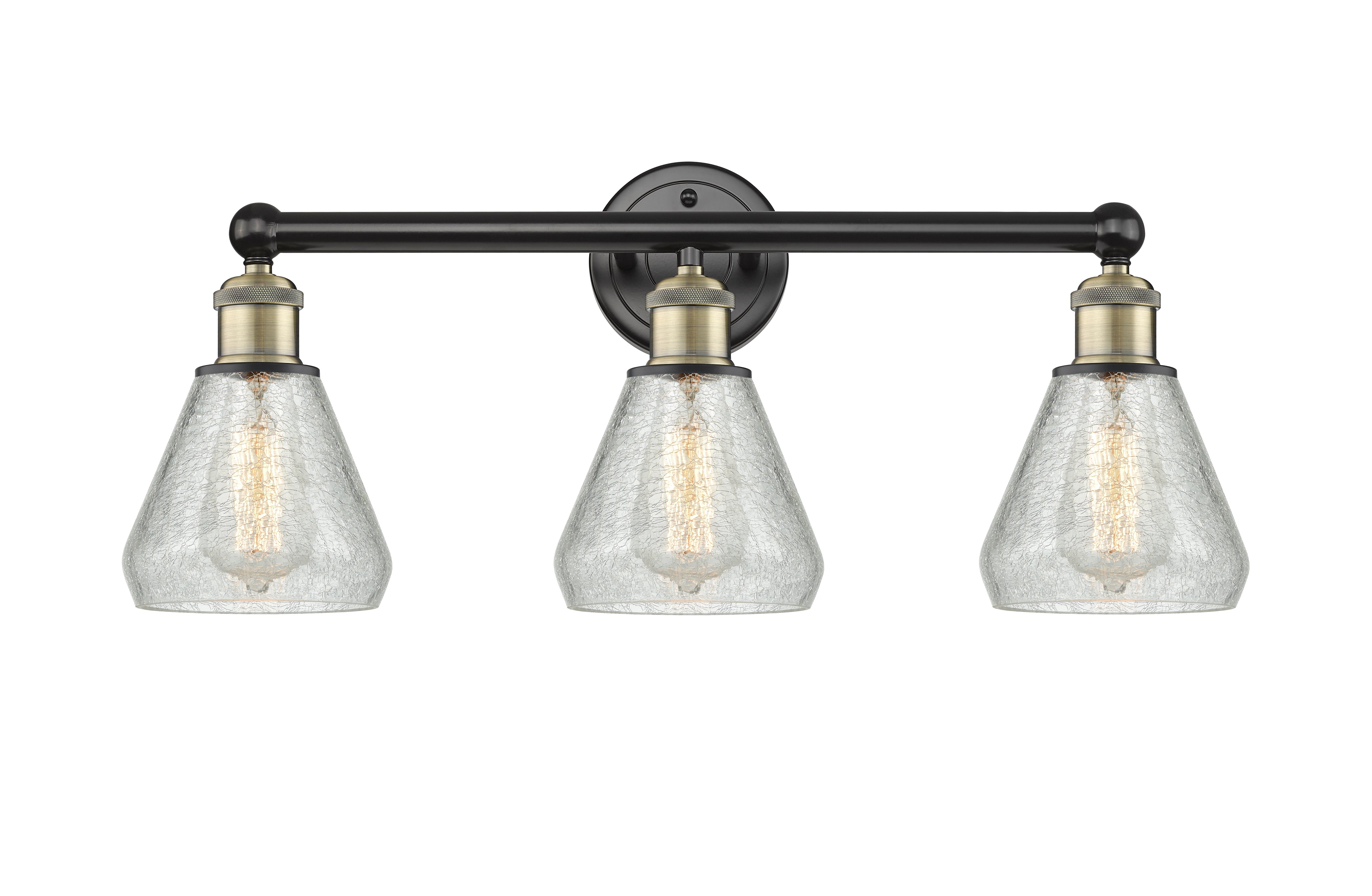 Edison Bath Vanity Light Brass 24 Inches