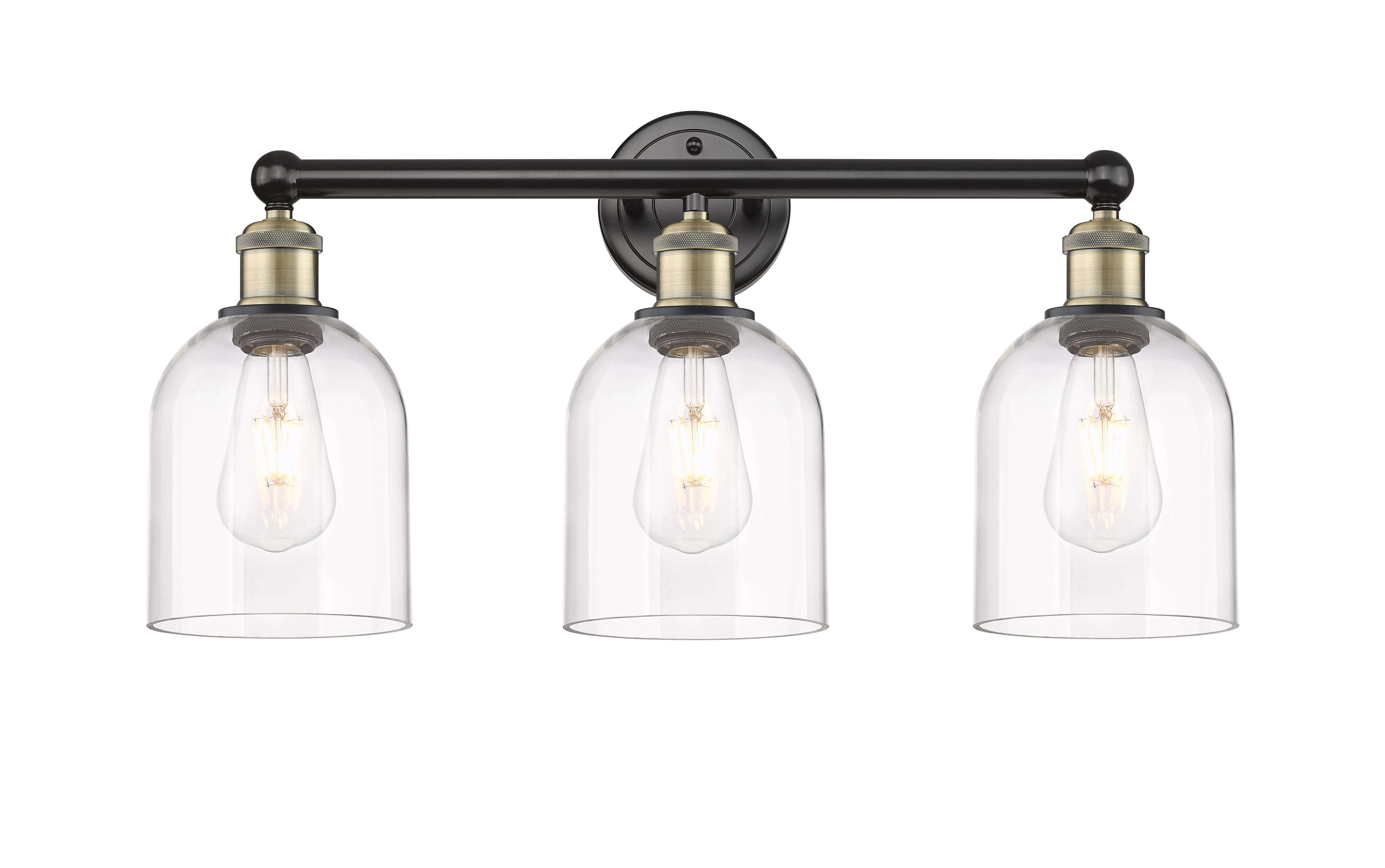 Edison Bath Vanity Light Cast Brass Steel