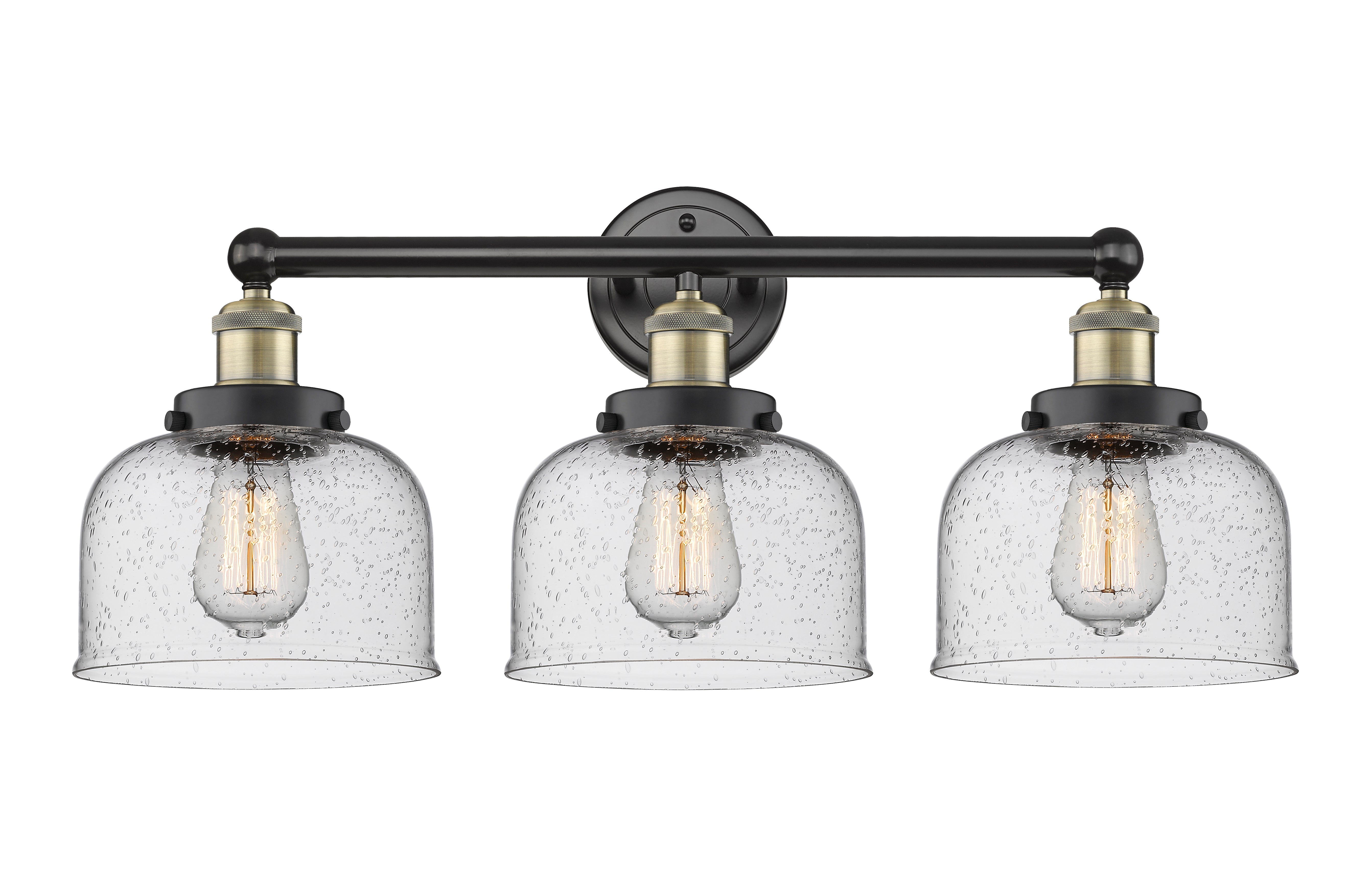 Edison Bath Vanity Light Cast Brass 25"